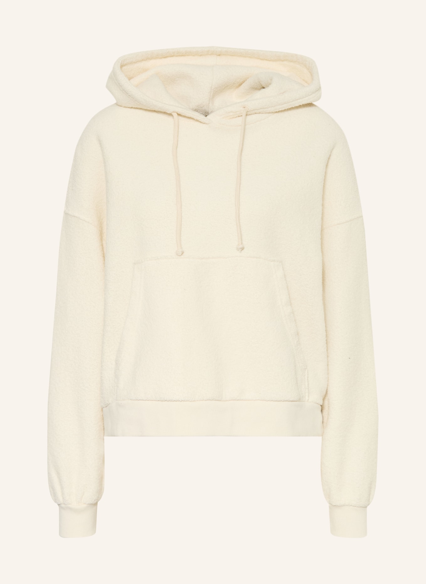 American Vintage BODYPARK-hoodie van badstof: CRÈME