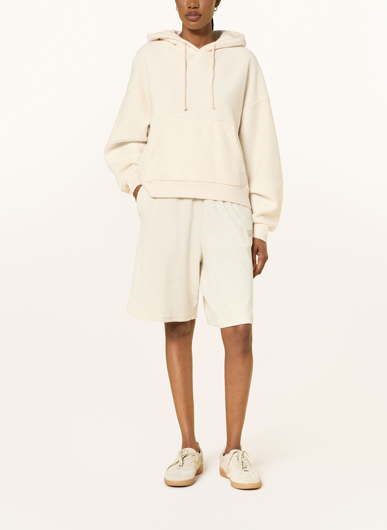 American Vintage BODYPARK-hoodie van badstof: CRÈME