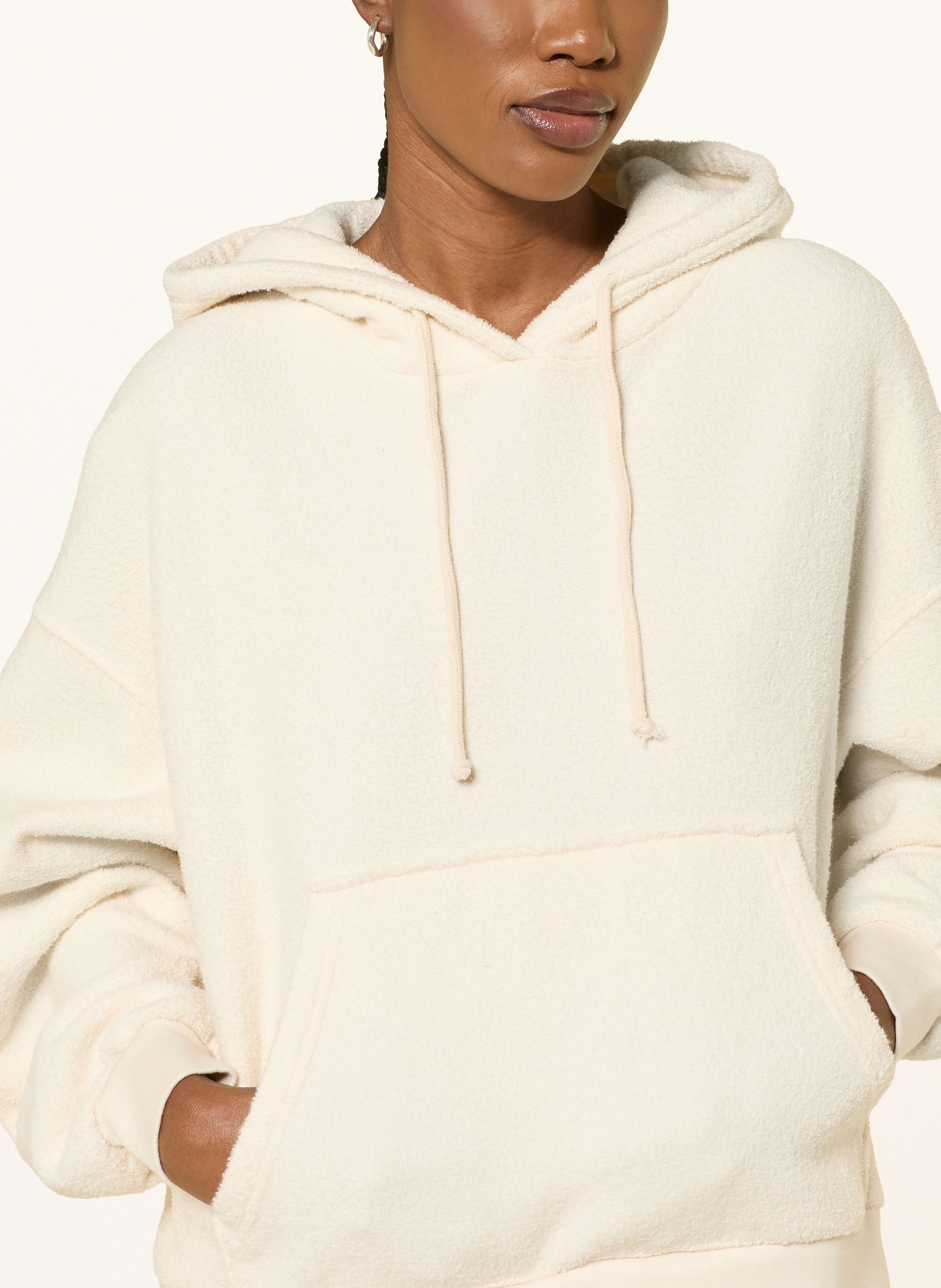 American Vintage BODYPARK-hoodie van badstof: CRÈME