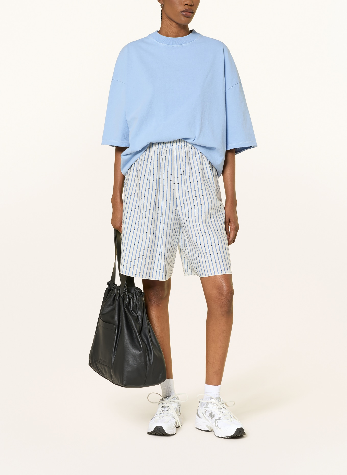 American Vintage Shorts ZIVOW: BLAU / ECRU / SCHWARZ