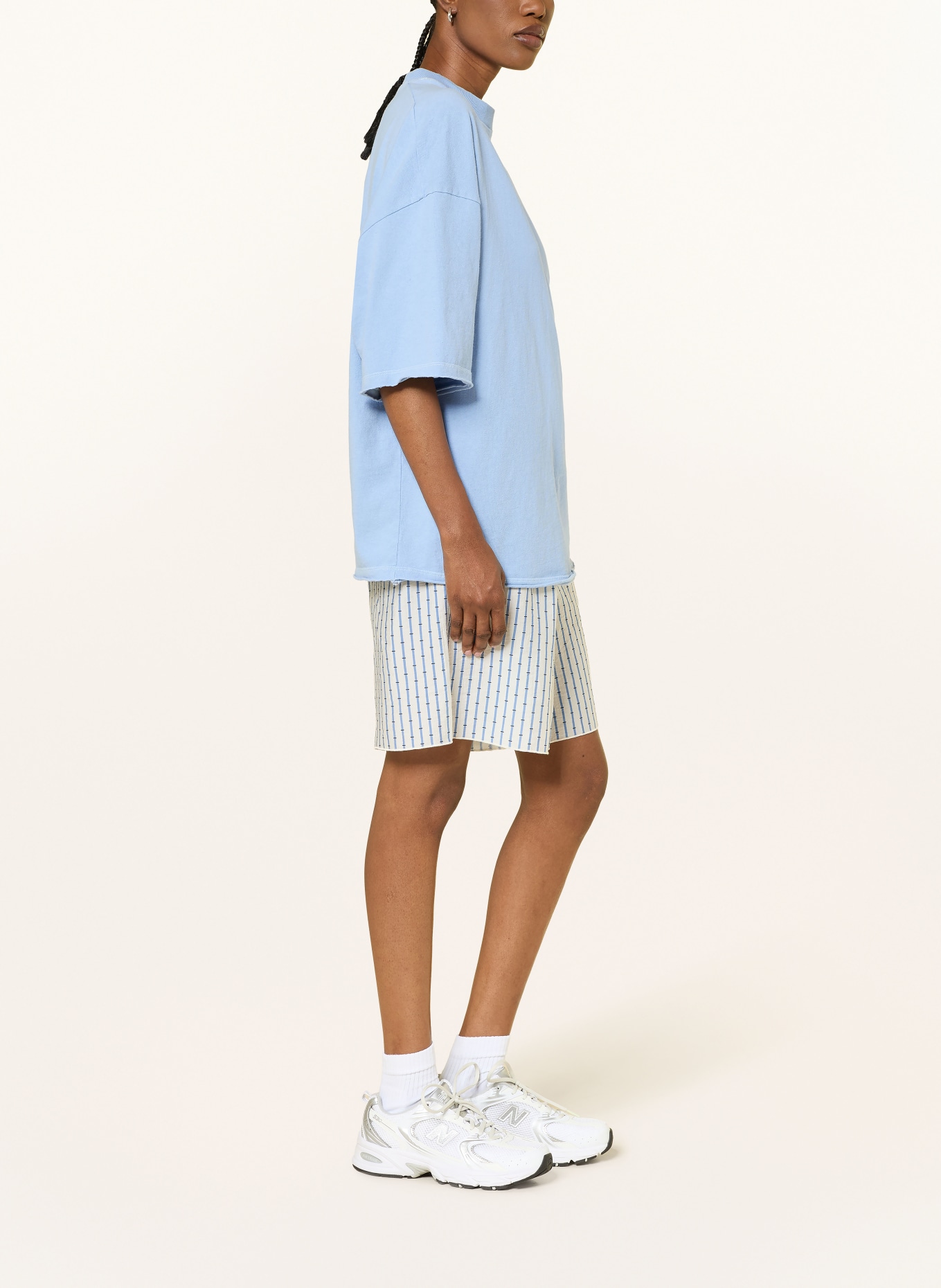 American Vintage Shorts ZIVOW: BLAU / ECRU / SCHWARZ