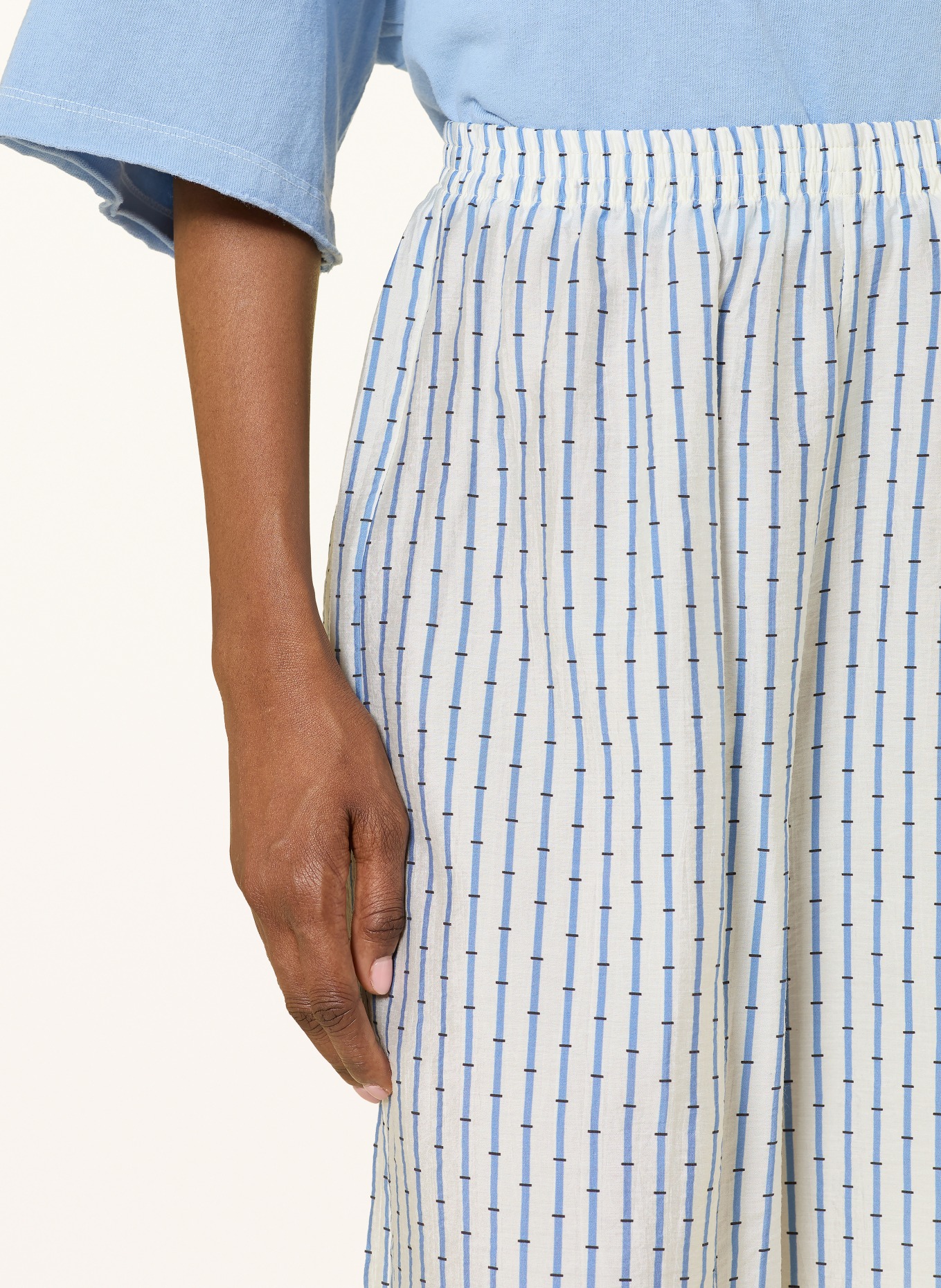 American Vintage Shorts ZIVOW: BLAU / ECRU / SCHWARZ