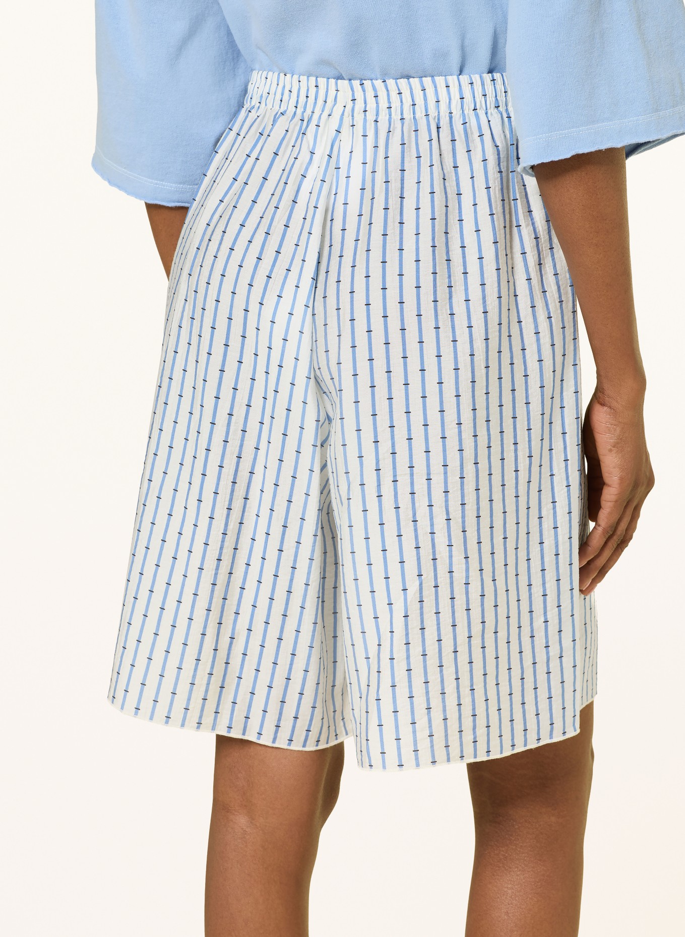 American Vintage Shorts ZIVOW: BLAU / ECRU / SCHWARZ