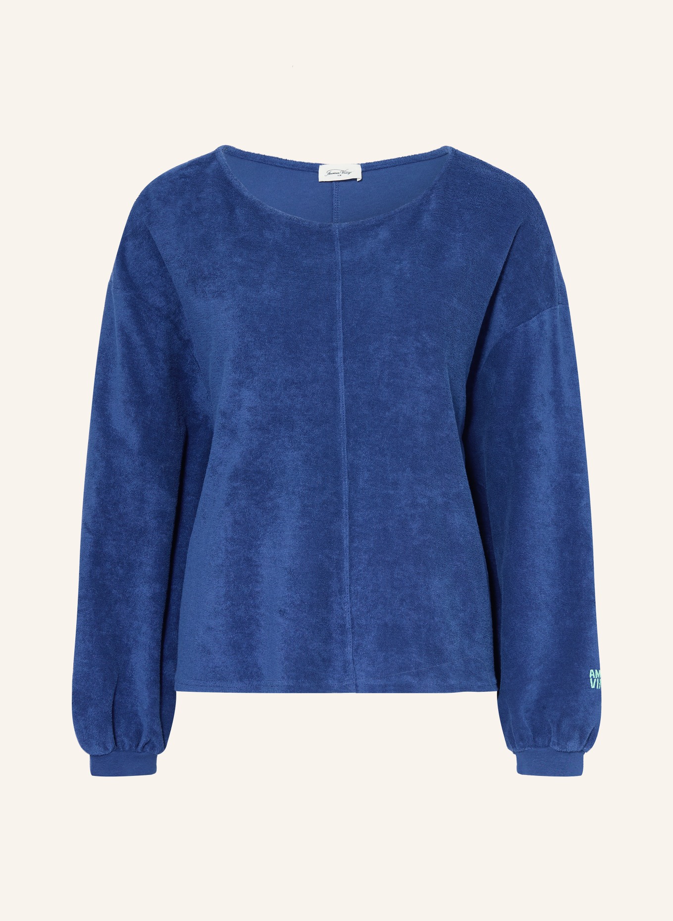 American Vintage koszulka frotte: NIEBIESKI