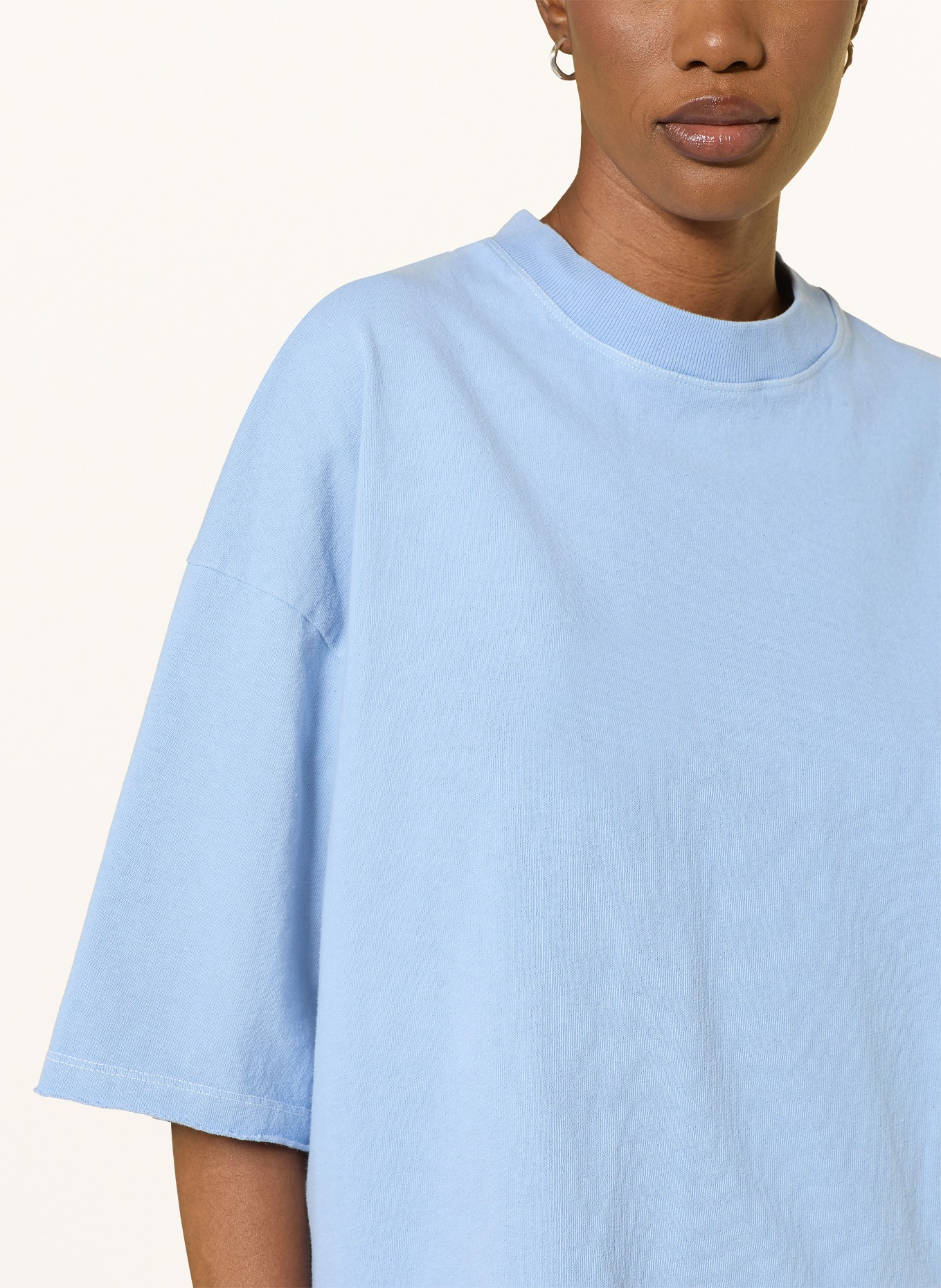 American Vintage Oversized-Shirt AFOMA: HELLBLAU