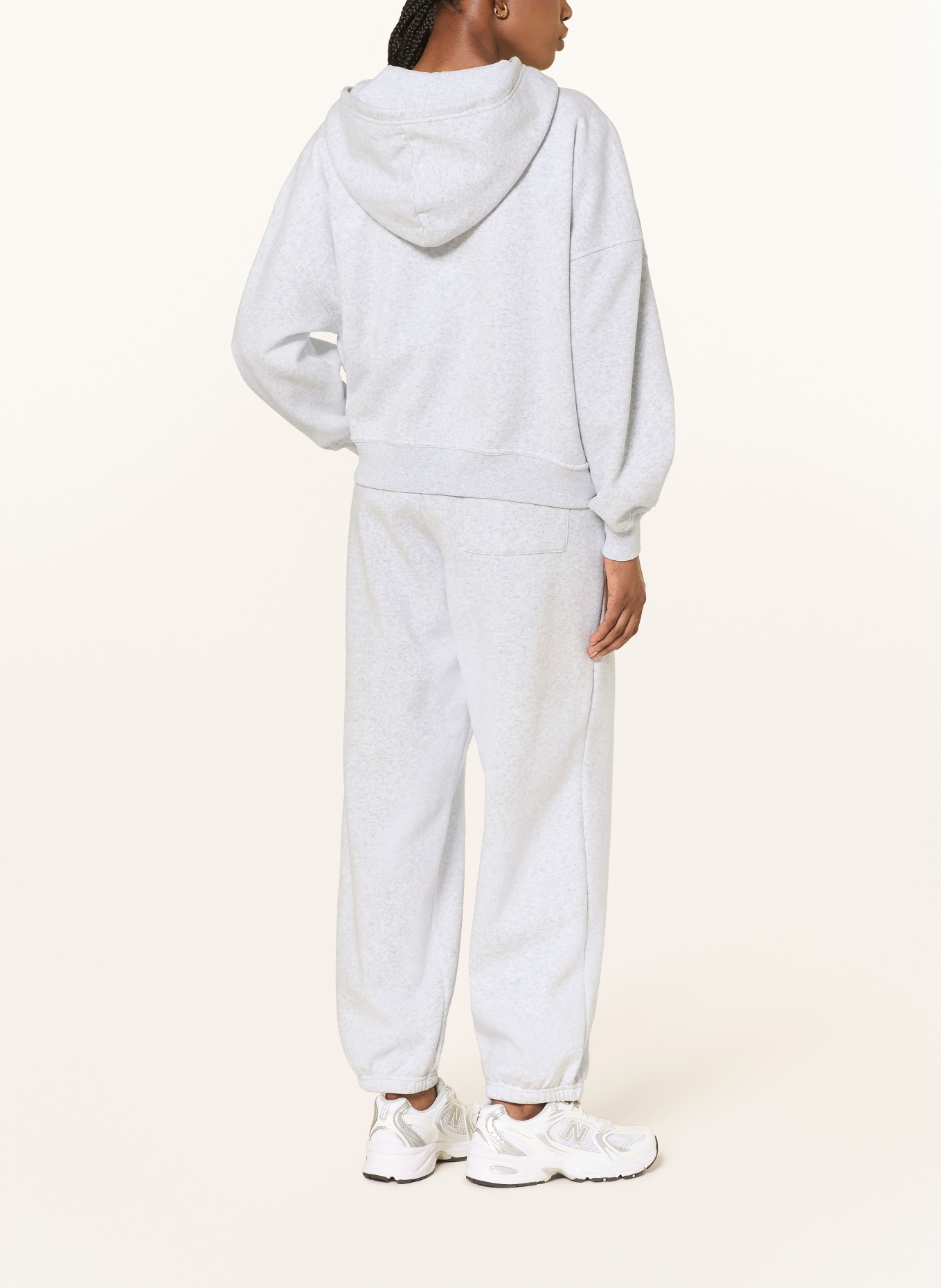 American Vintage Bluza z kapturem BAPTOWN: JASNOCZARY