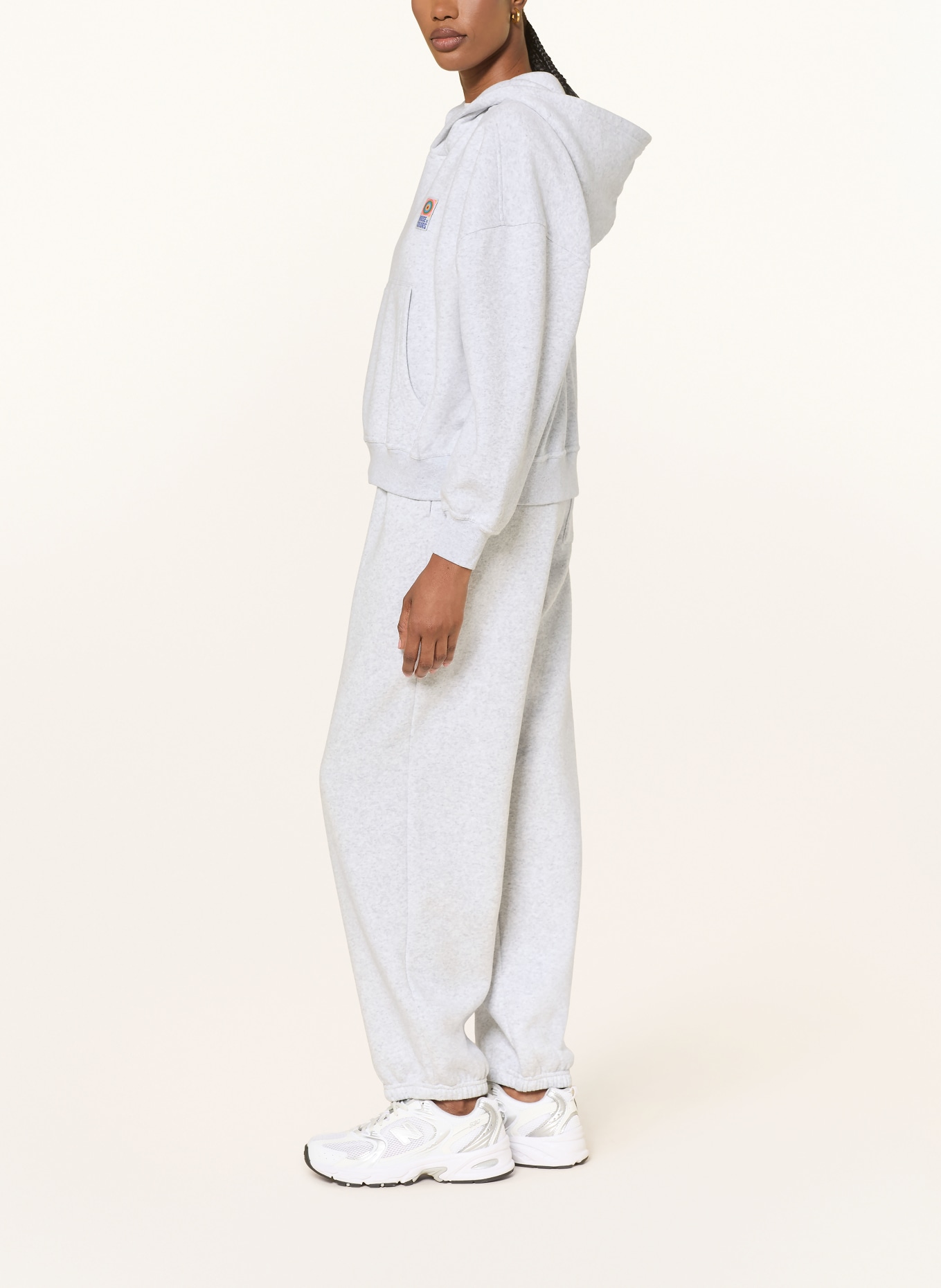 American Vintage Bluza z kapturem BAPTOWN: JASNOCZARY