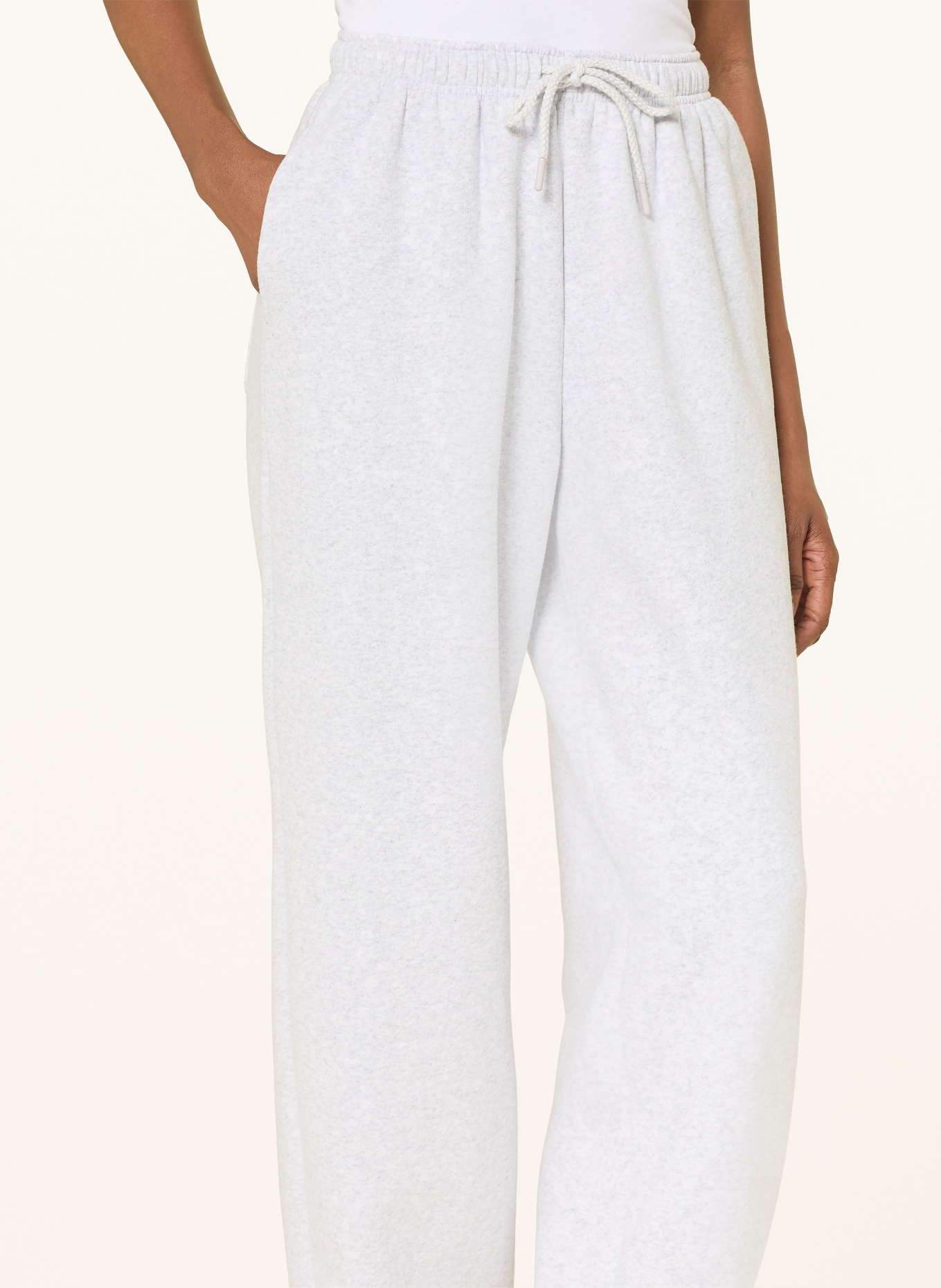 American Vintage Spodnie dresowe BAPTOWN: JASNOCZARY