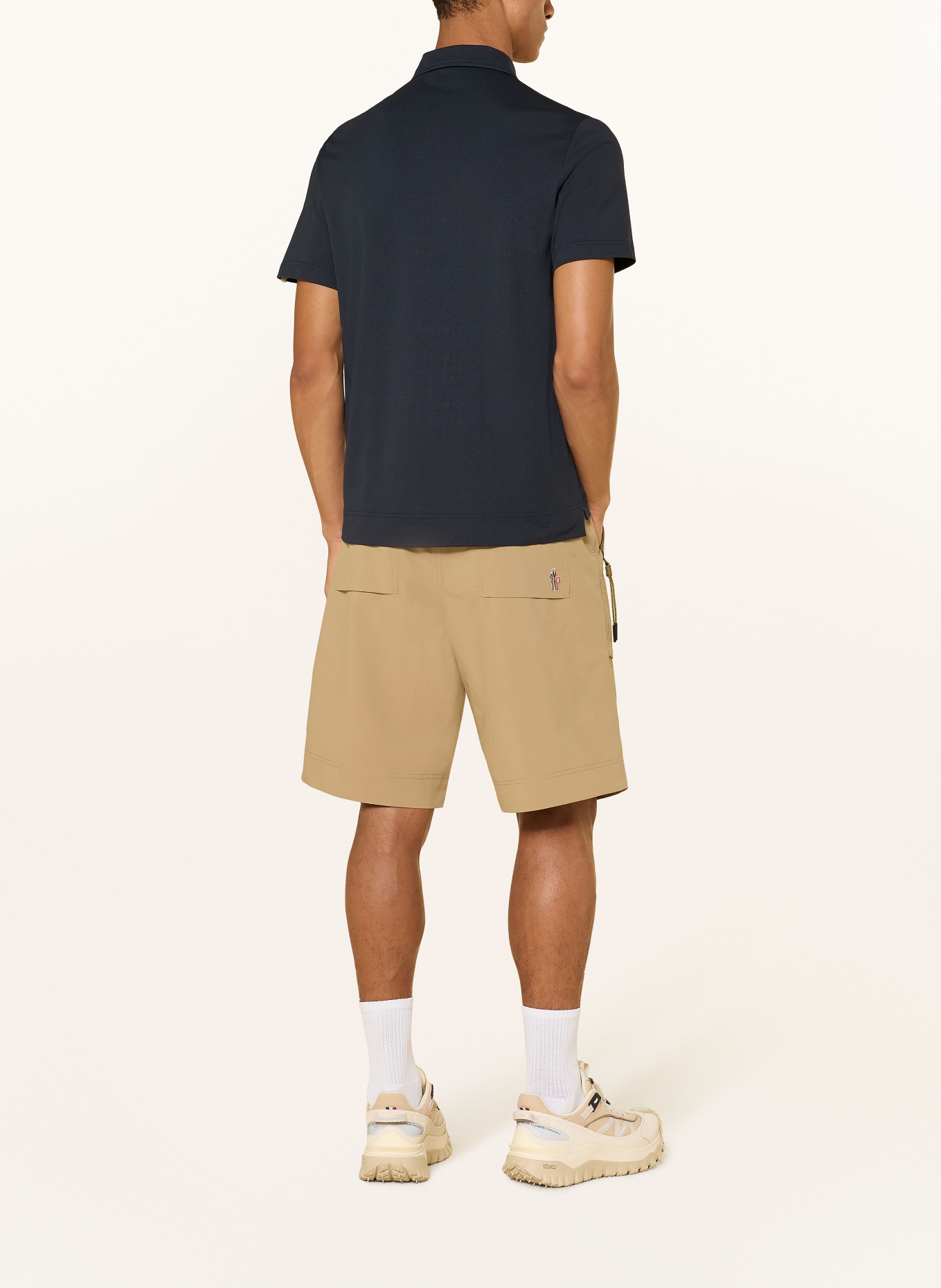 MONCLER GRENOBLE Polo piqué: BLEU FONCÉ