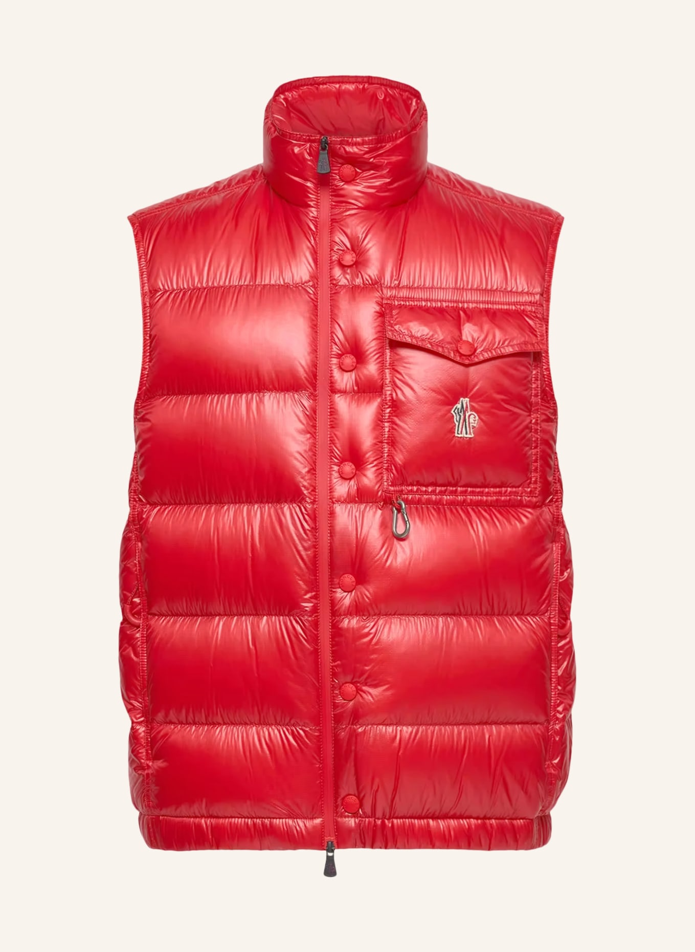 MONCLER GRENOBLE Quiltvest UYCHI: ROOD