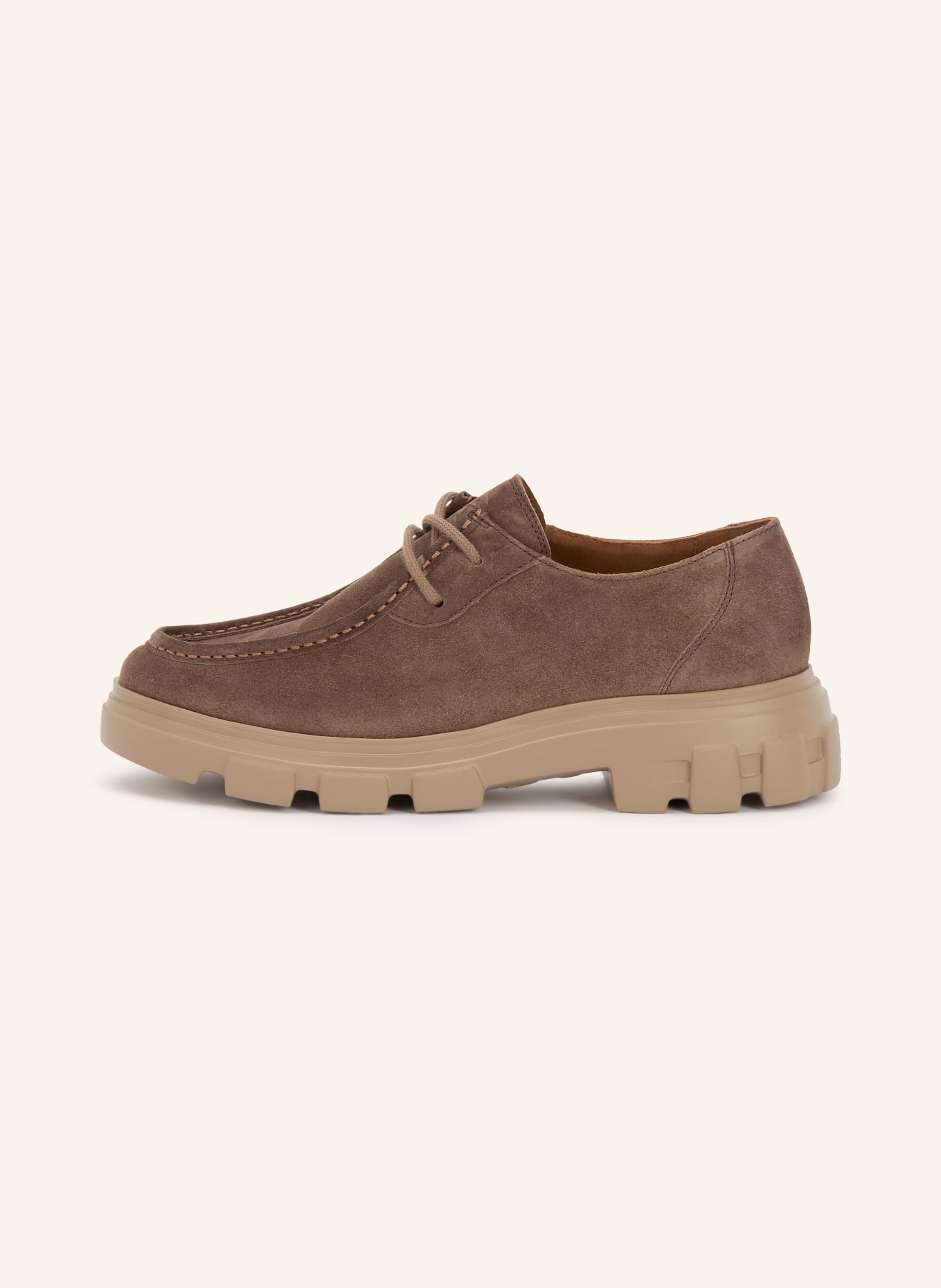 paul green chaussures à lacets: MARRON