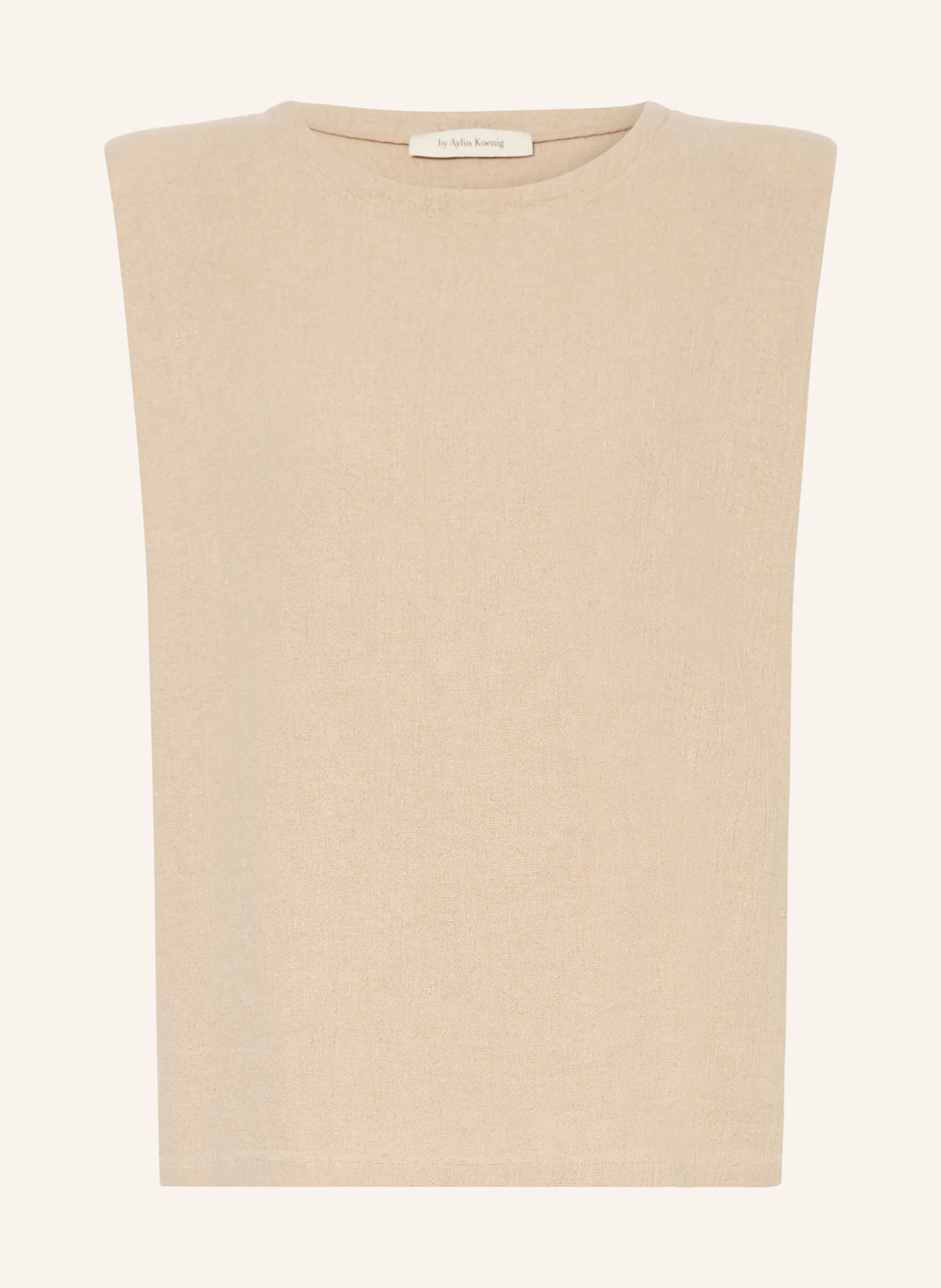 by Aylin Koenig Linnen top DEBBIE: BEIGE