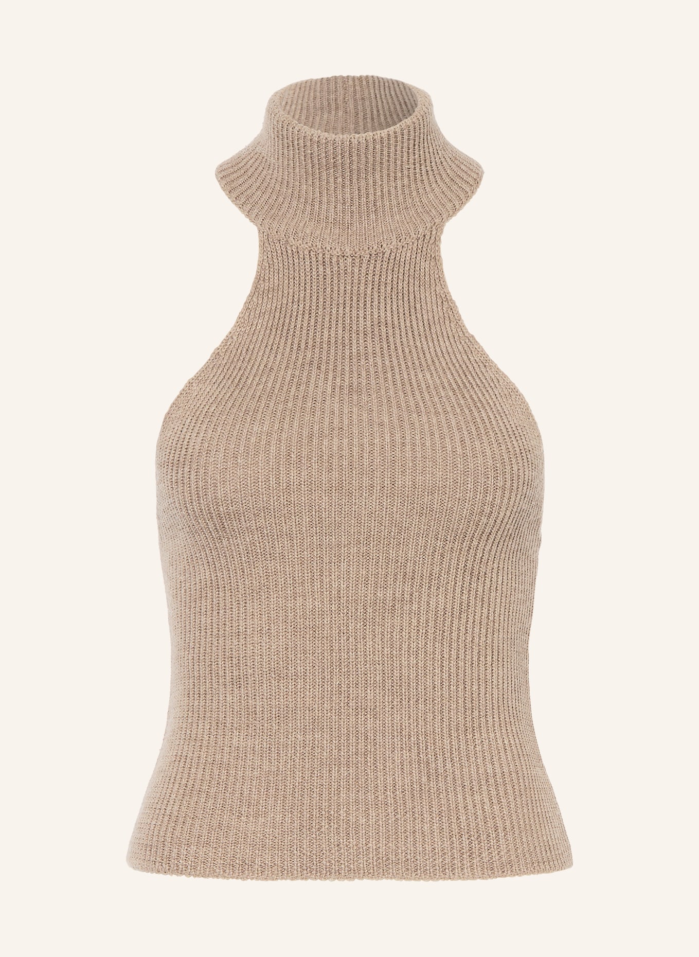 by Aylin Koenig Stricktop MAE aus Merinowolle: TAUPE