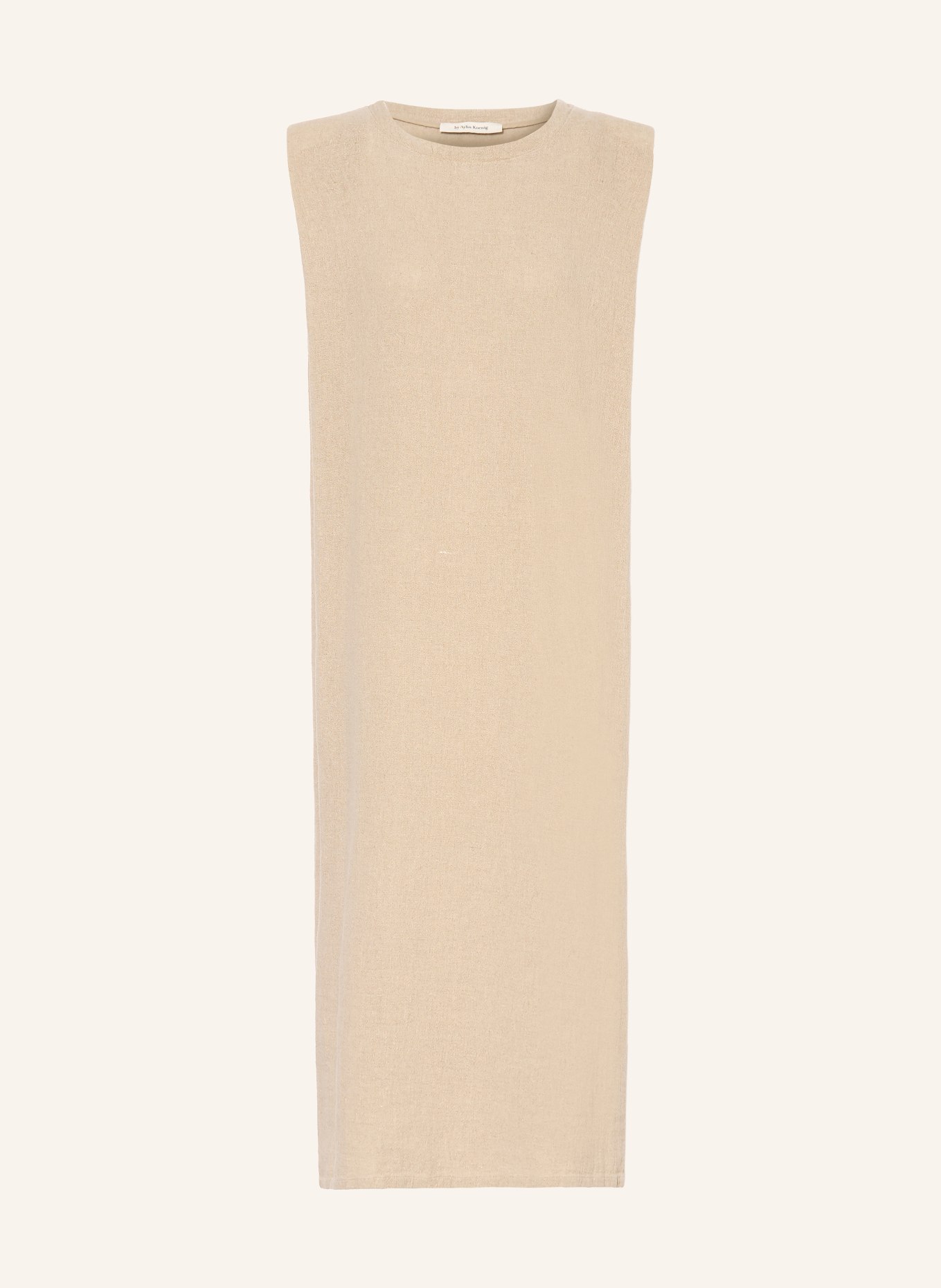 by Aylin Koenig Lněné šaty DEBBIE: BÉŽOVÁ