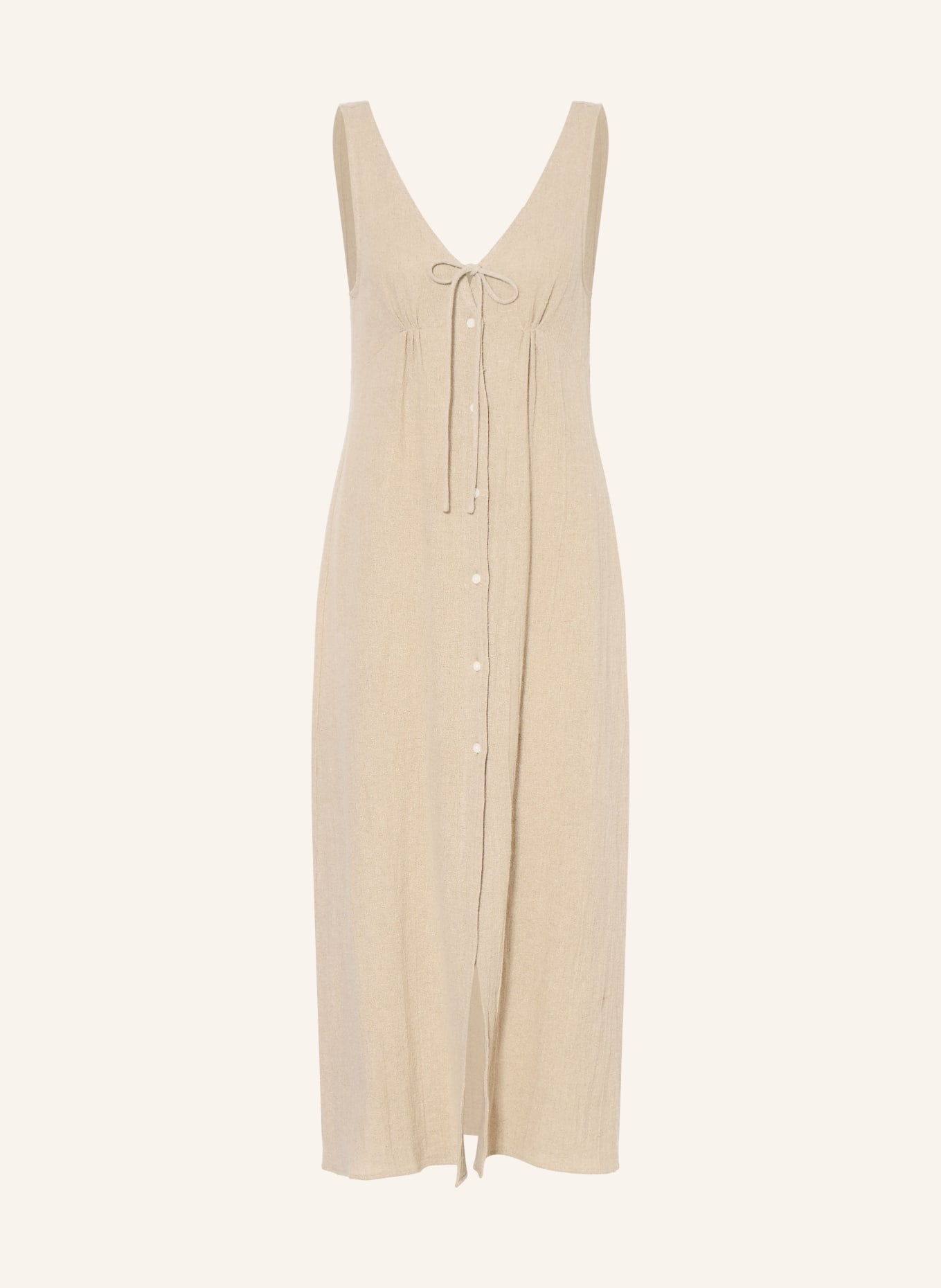 by Aylin Koenig Lněné šaty TALIA: BÉŽOVÁ