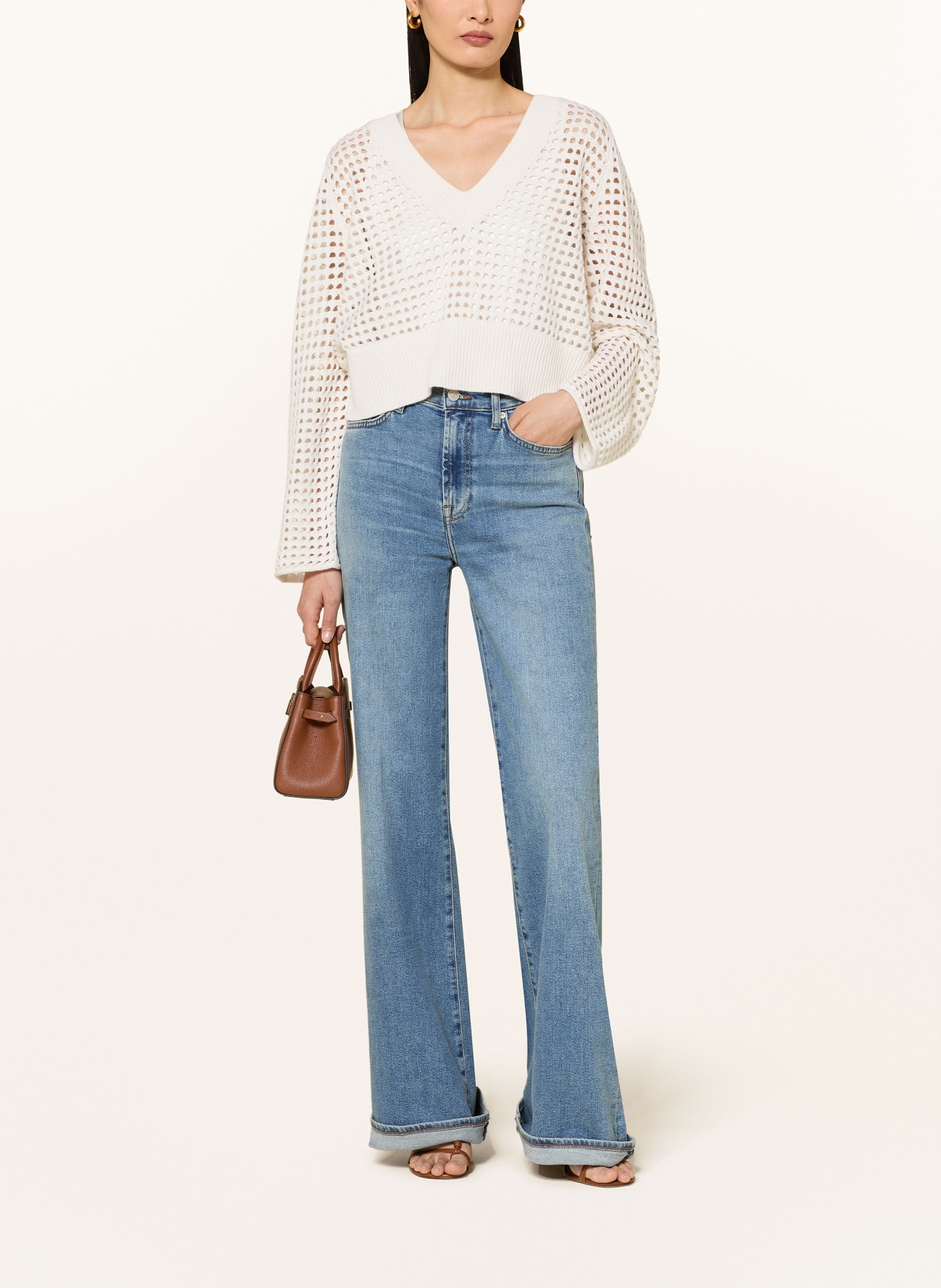 FTC CASHMERE Cashmere sweater: ECRU