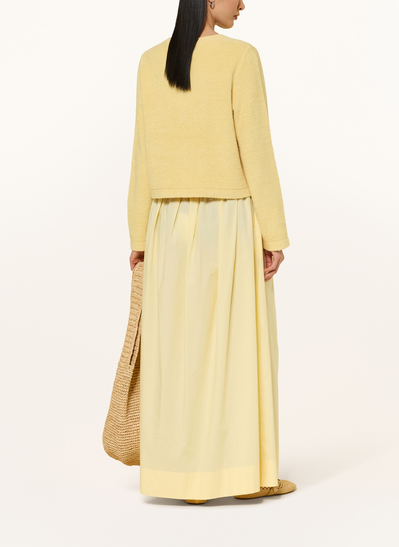 FTC CASHMERE vest: GEEL