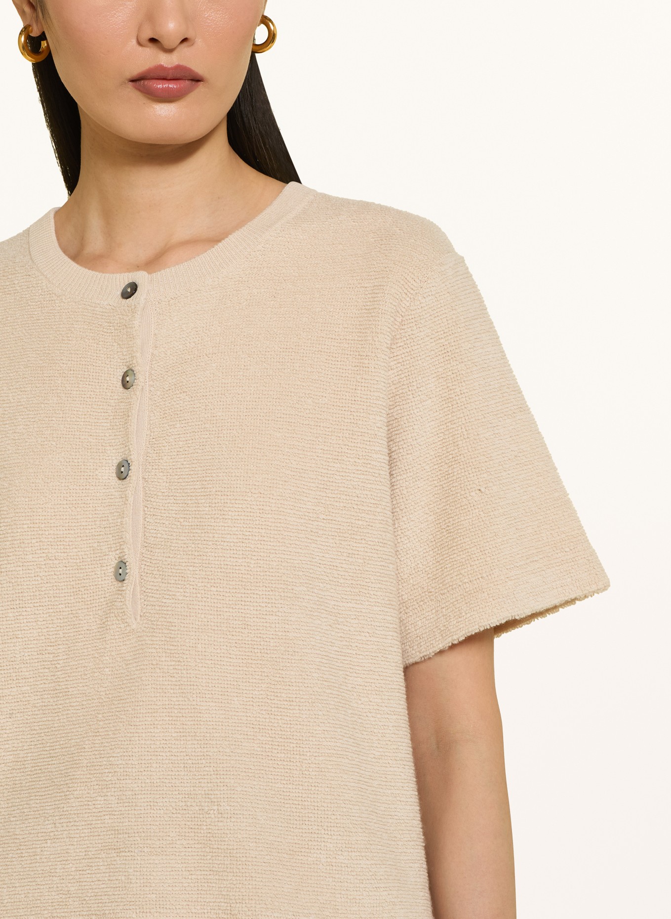 FTC CASHMERE Gebreide trui: BEIGE