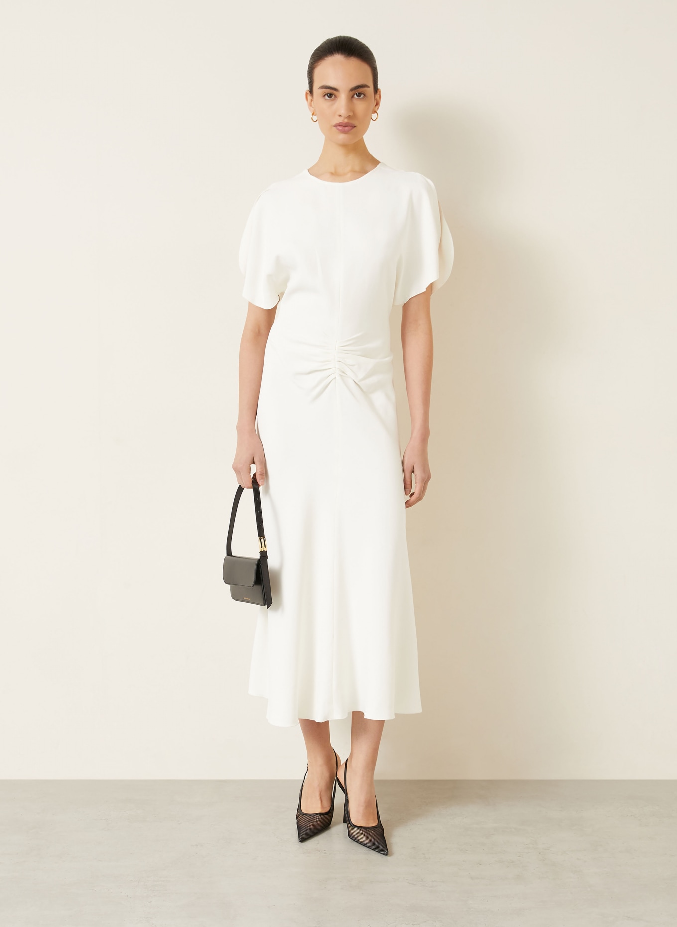 VICTORIA BECKHAM Cocktailjurk BELA: ECRU
