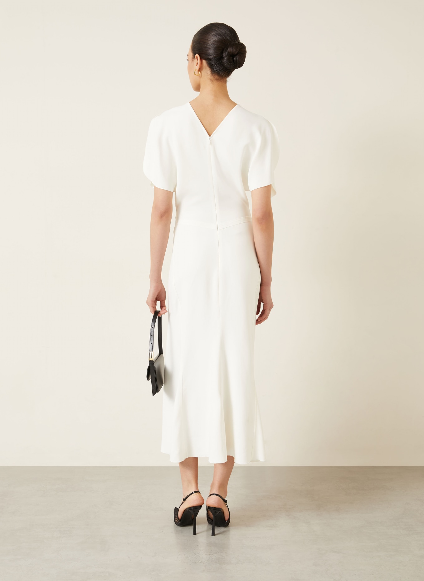 VICTORIA BECKHAM Cocktailjurk BELA: ECRU