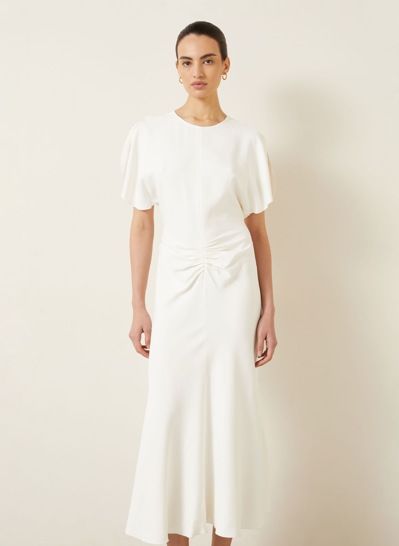 VICTORIA BECKHAM Cocktailjurk BELA: ECRU