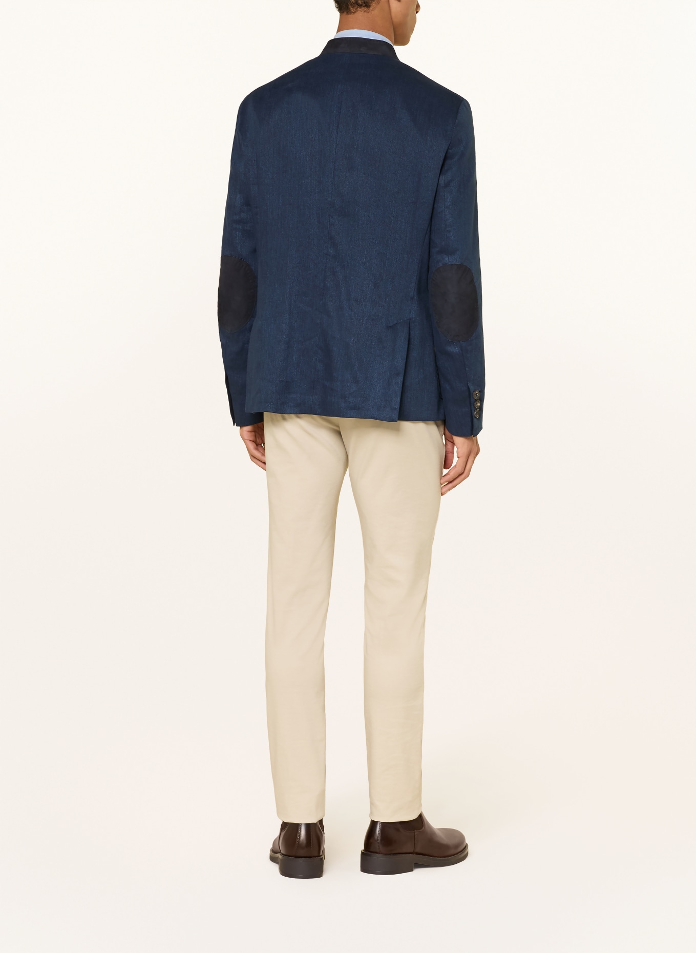 HABSBURG Janker WENDELIN mit Leinen: DUNKELBLAU