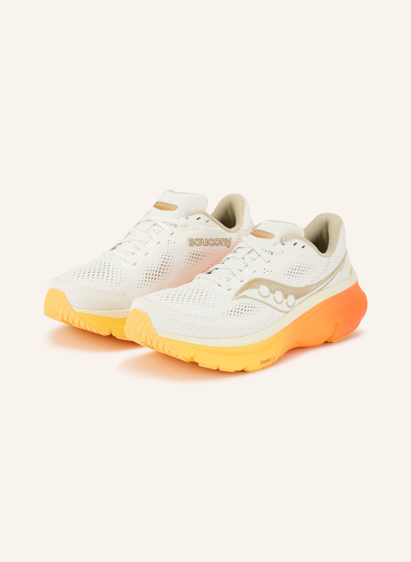 saucony Hardloopschoenen GUIDE 19: WIT / ORANJE