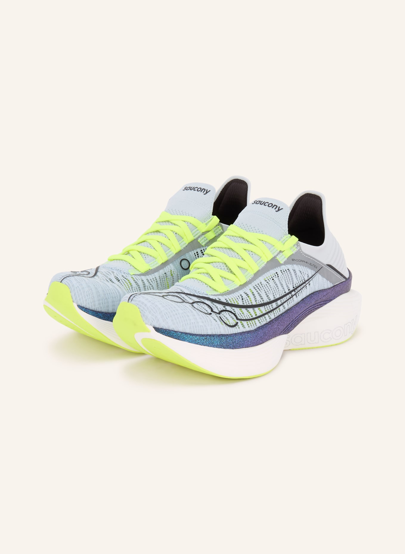 saucony Laufschuhe ENDORPHIN ELITE 2: BLAUGRAU / DUNKELBLAU