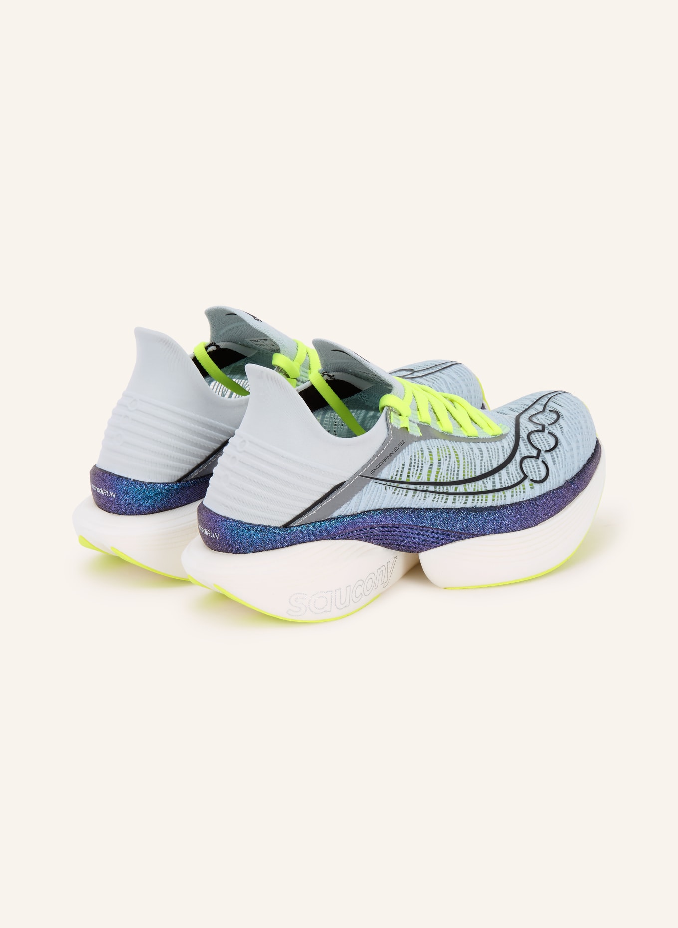 saucony Laufschuhe ENDORPHIN ELITE 2: BLAUGRAU / DUNKELBLAU