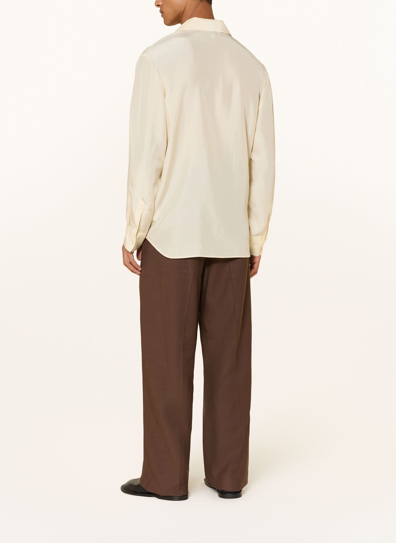 COS Chemise Resort Comfort Fit en soie: ÉCRU