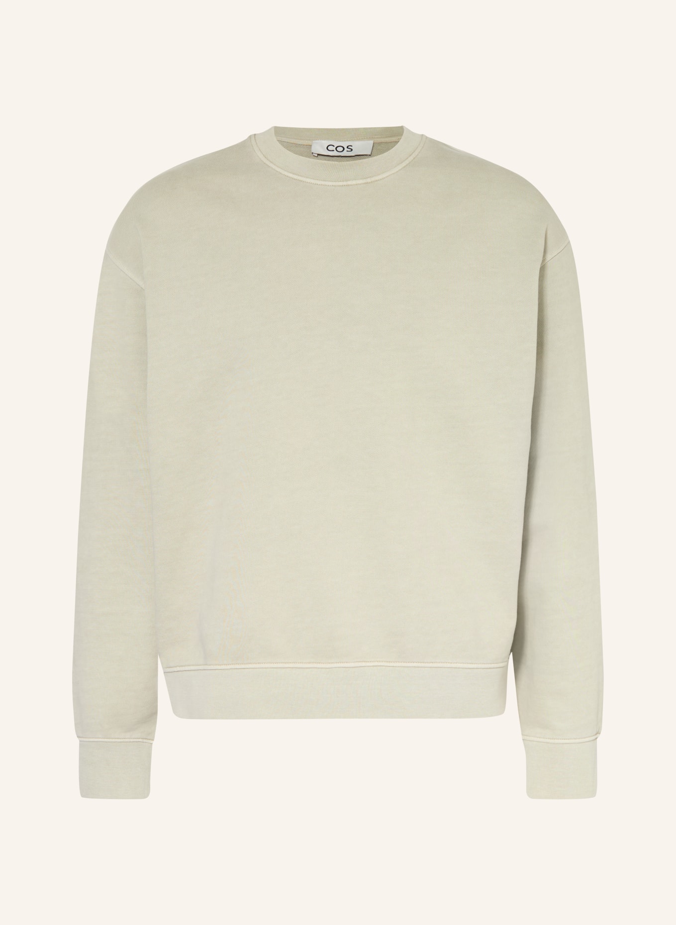 COS sweatshirt: LIGHT GREEN