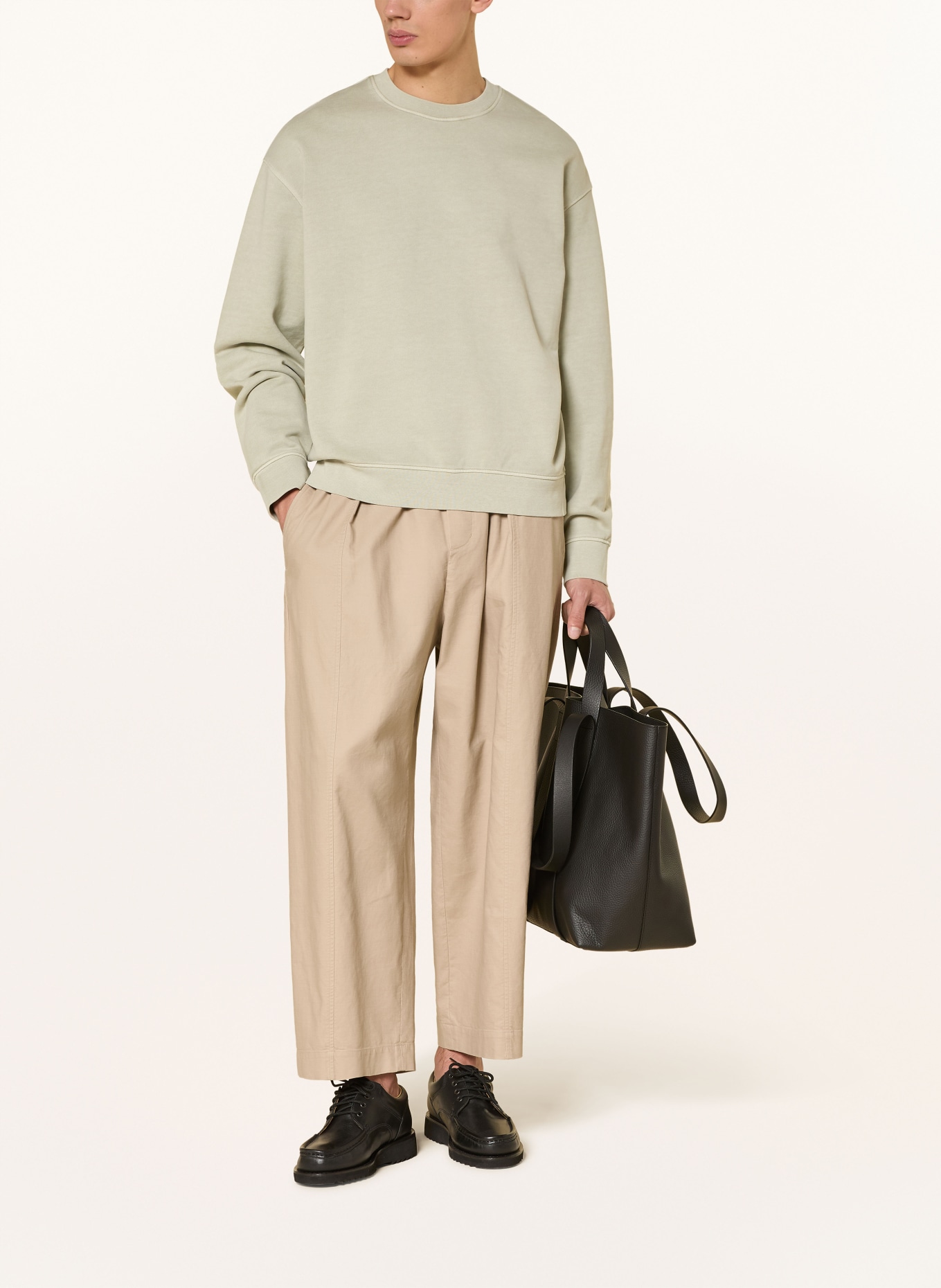 COS sweatshirt: LIGHT GREEN