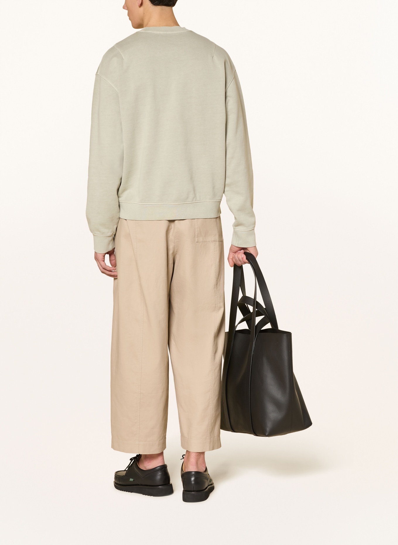 COS sweatshirt: LIGHT GREEN