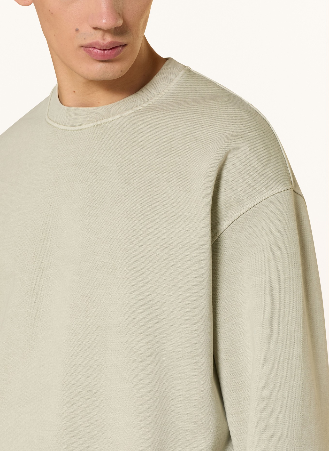 COS sweatshirt: LIGHT GREEN