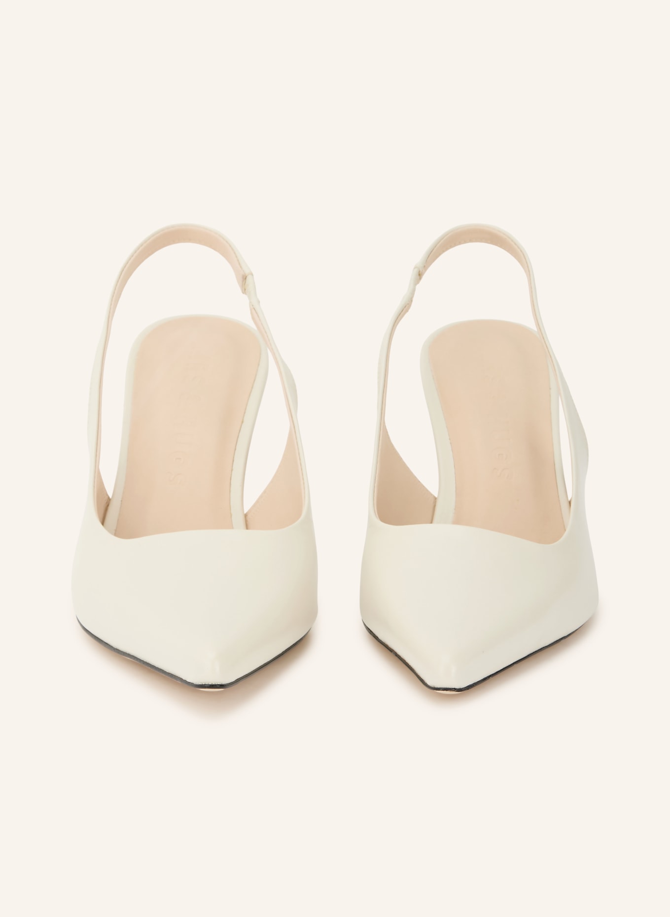 MRS & HUGS Slingpumps: ECRU