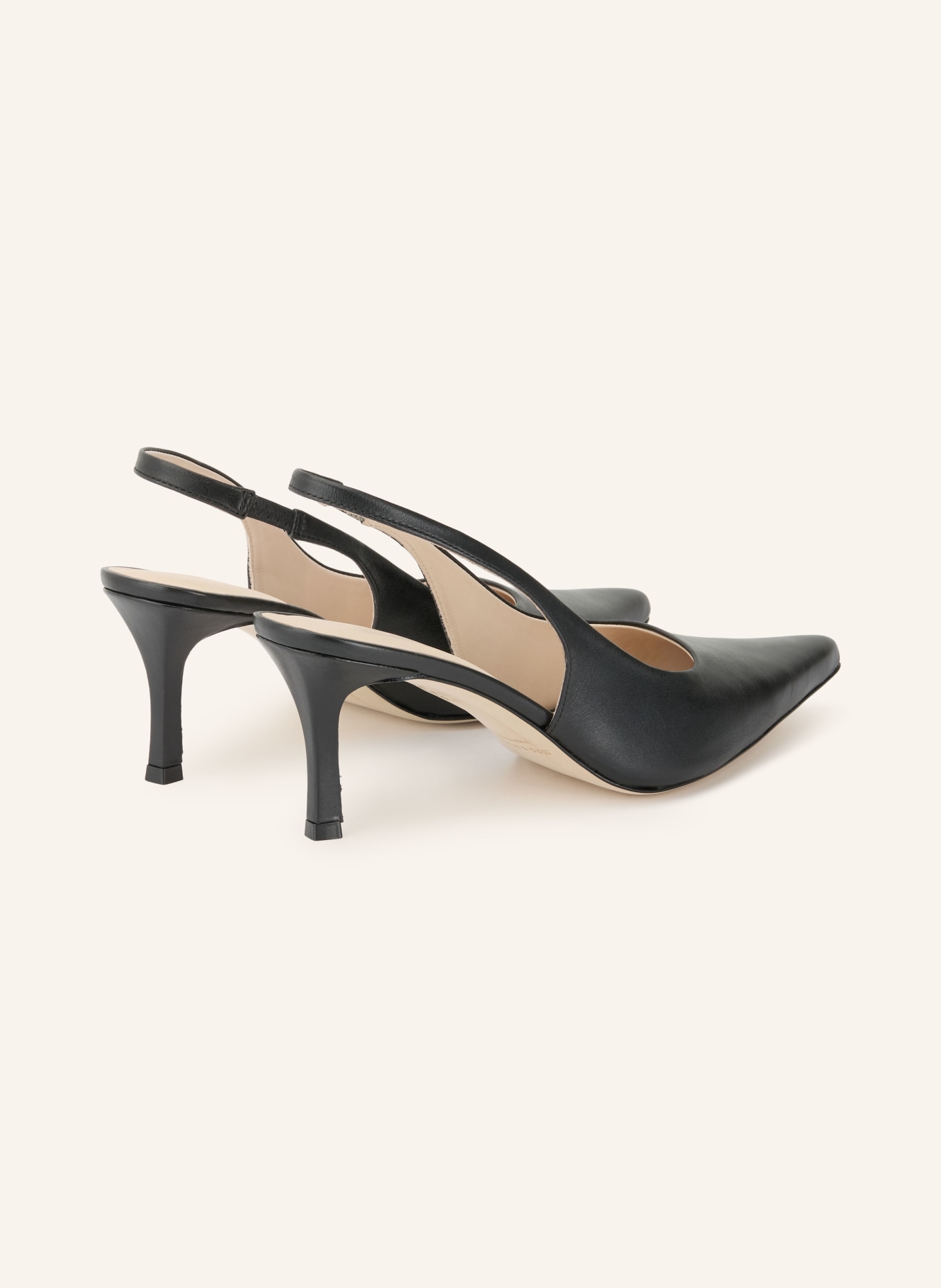 MRS & HUGS Slingpumps: SCHWARZ