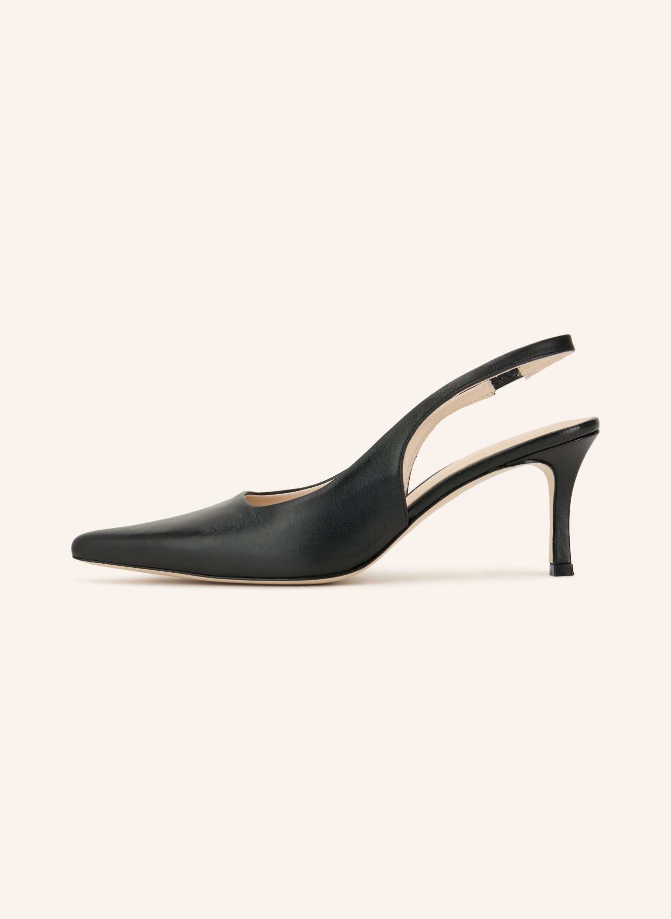 MRS & HUGS Slingpumps: SCHWARZ