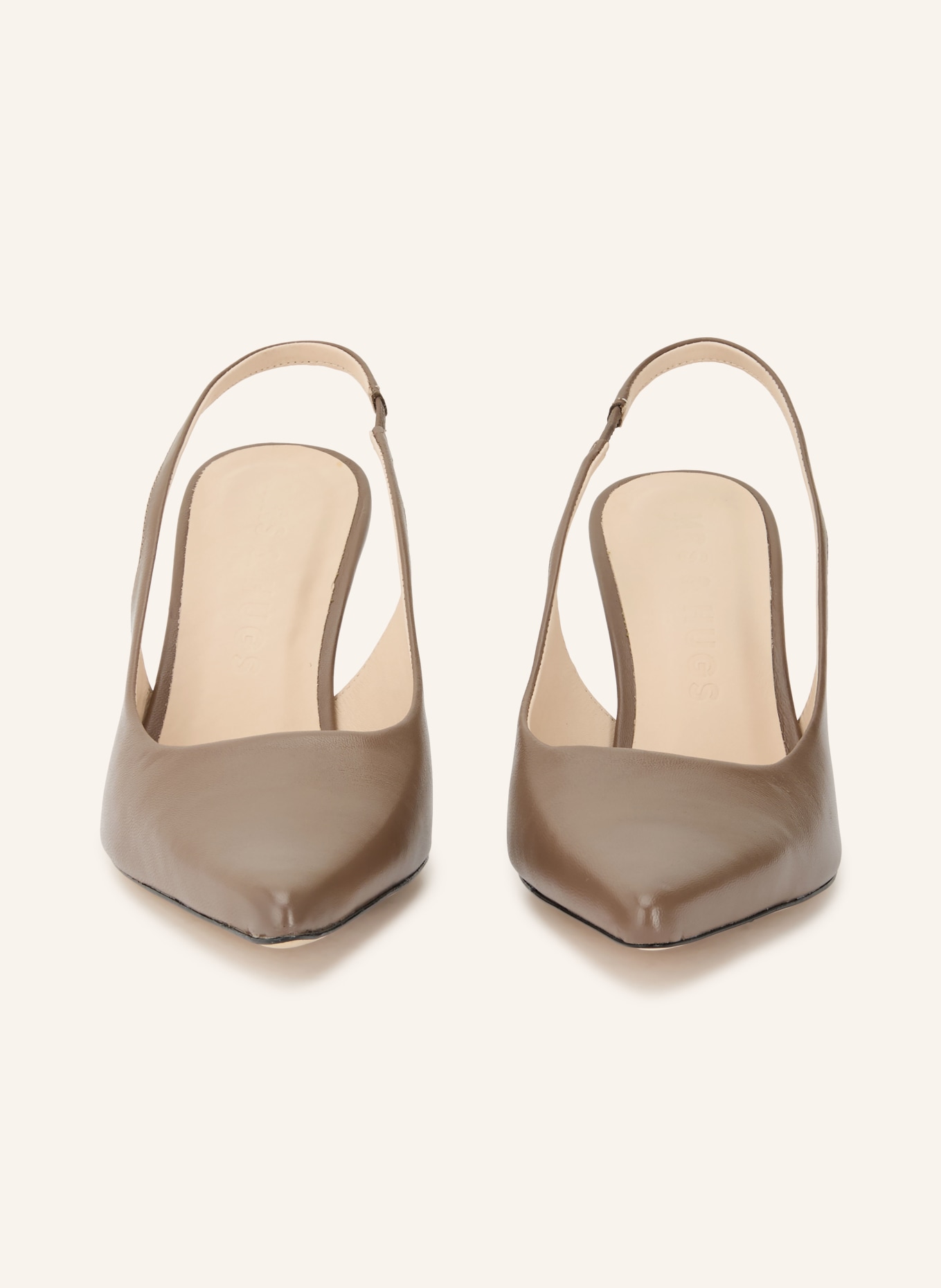 MRS & HUGS Slingpumps: TAUPE