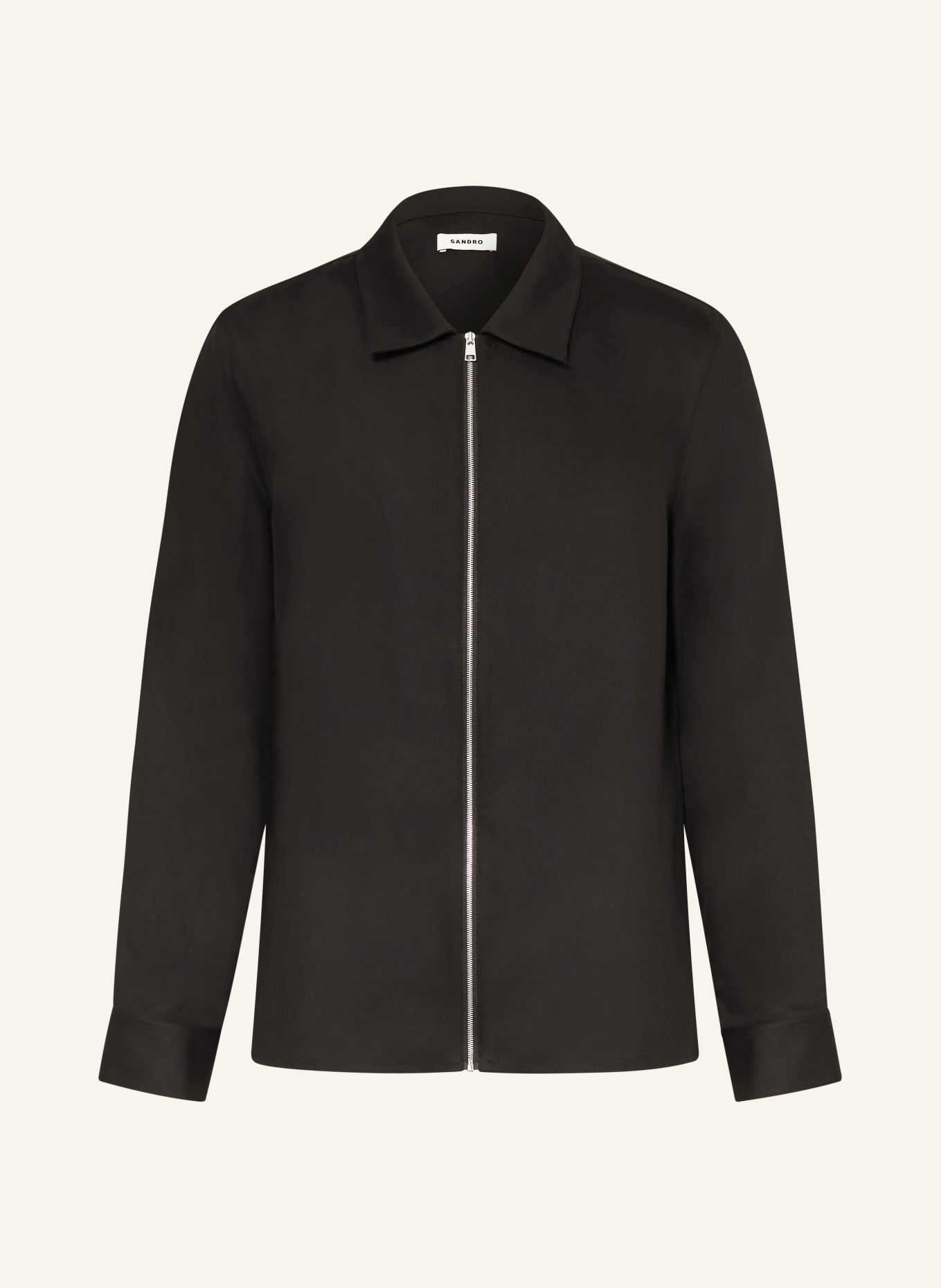 SANDRO Overjacket: SCHWARZ