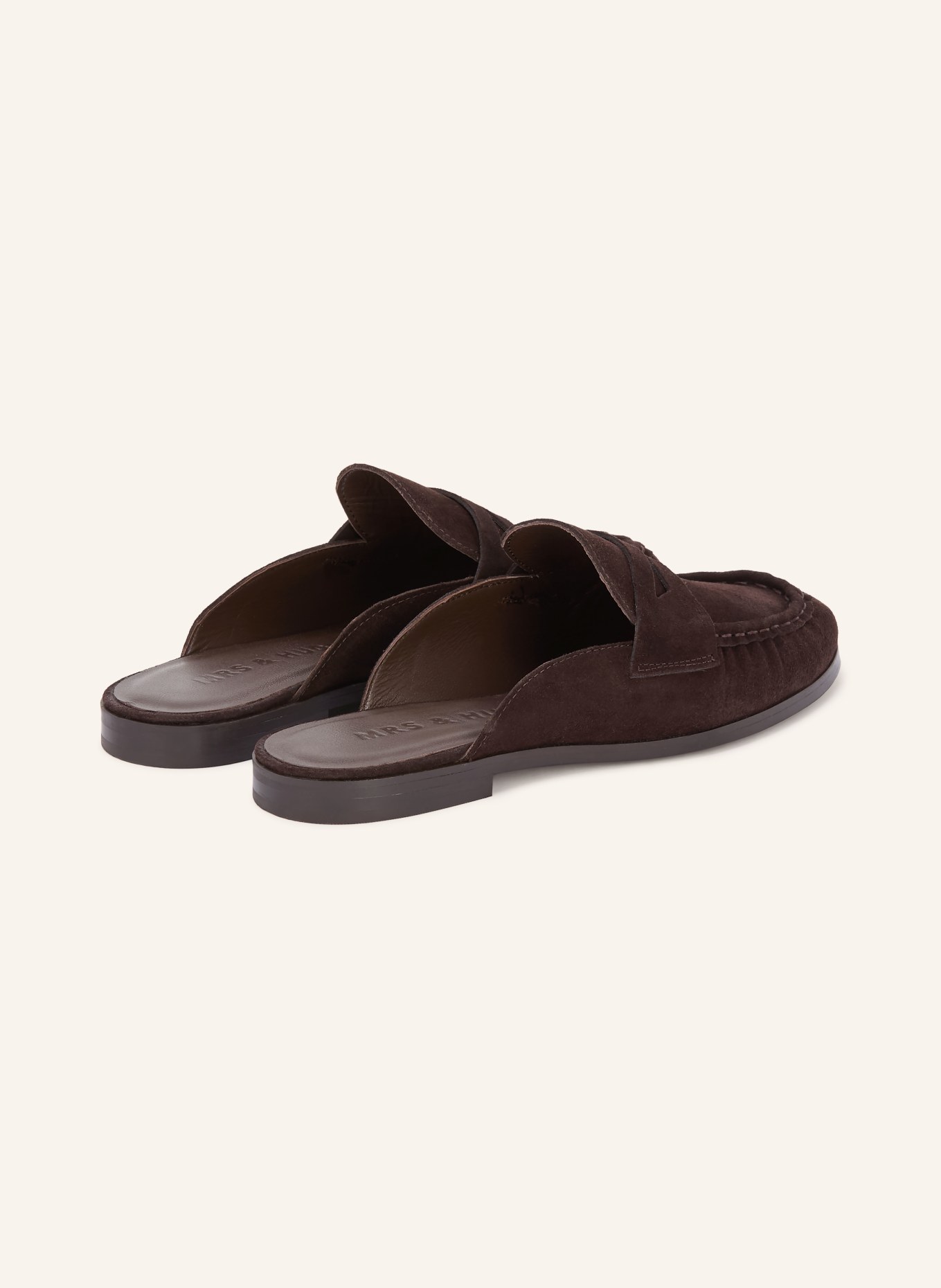 MRS & HUGS Mules: DUNKELBRAUN