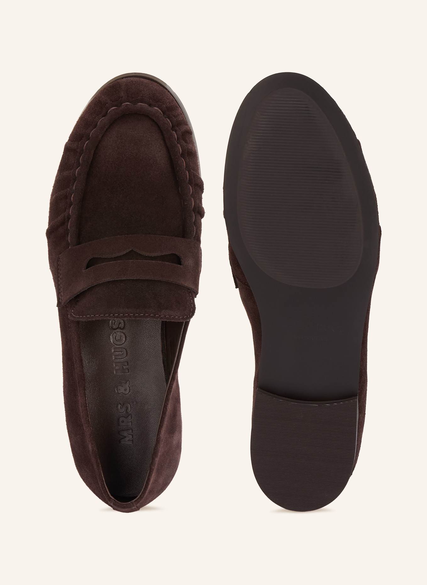 MRS & HUGS Penny-Loafer: DUNKELBRAUN