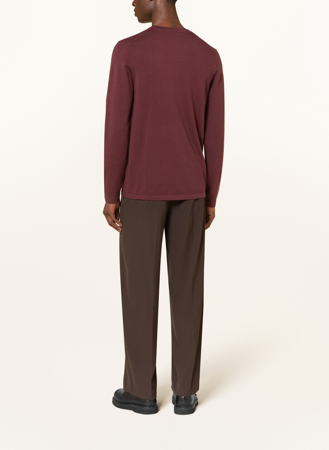 DRYKORN Pullover IRMINO: DUNKELROT