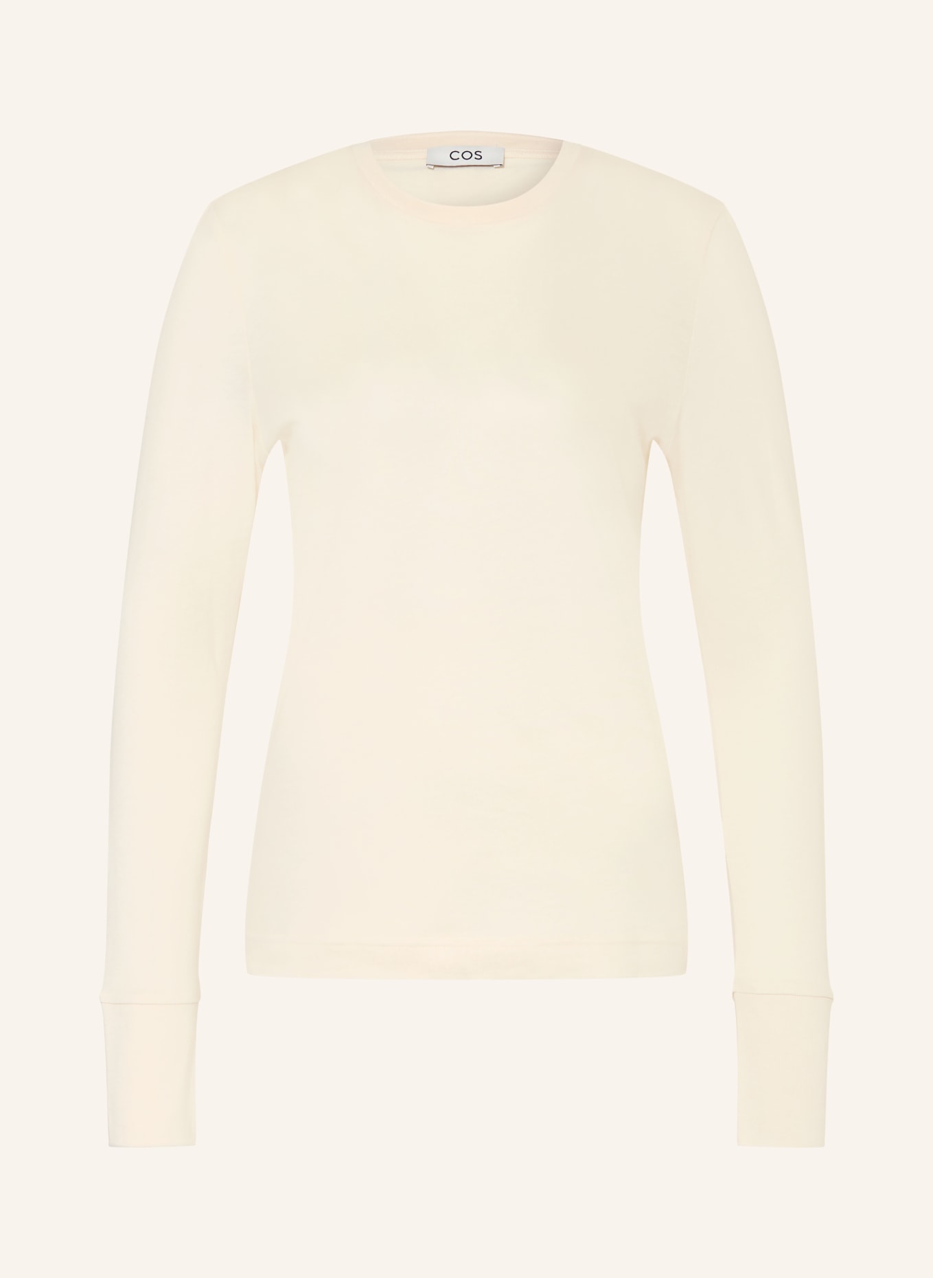 COS PONTUS long-sleeved shirt: ECRU