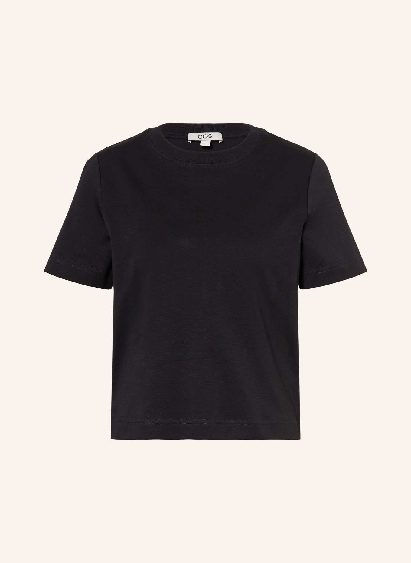 COS T-shirt: BLACK