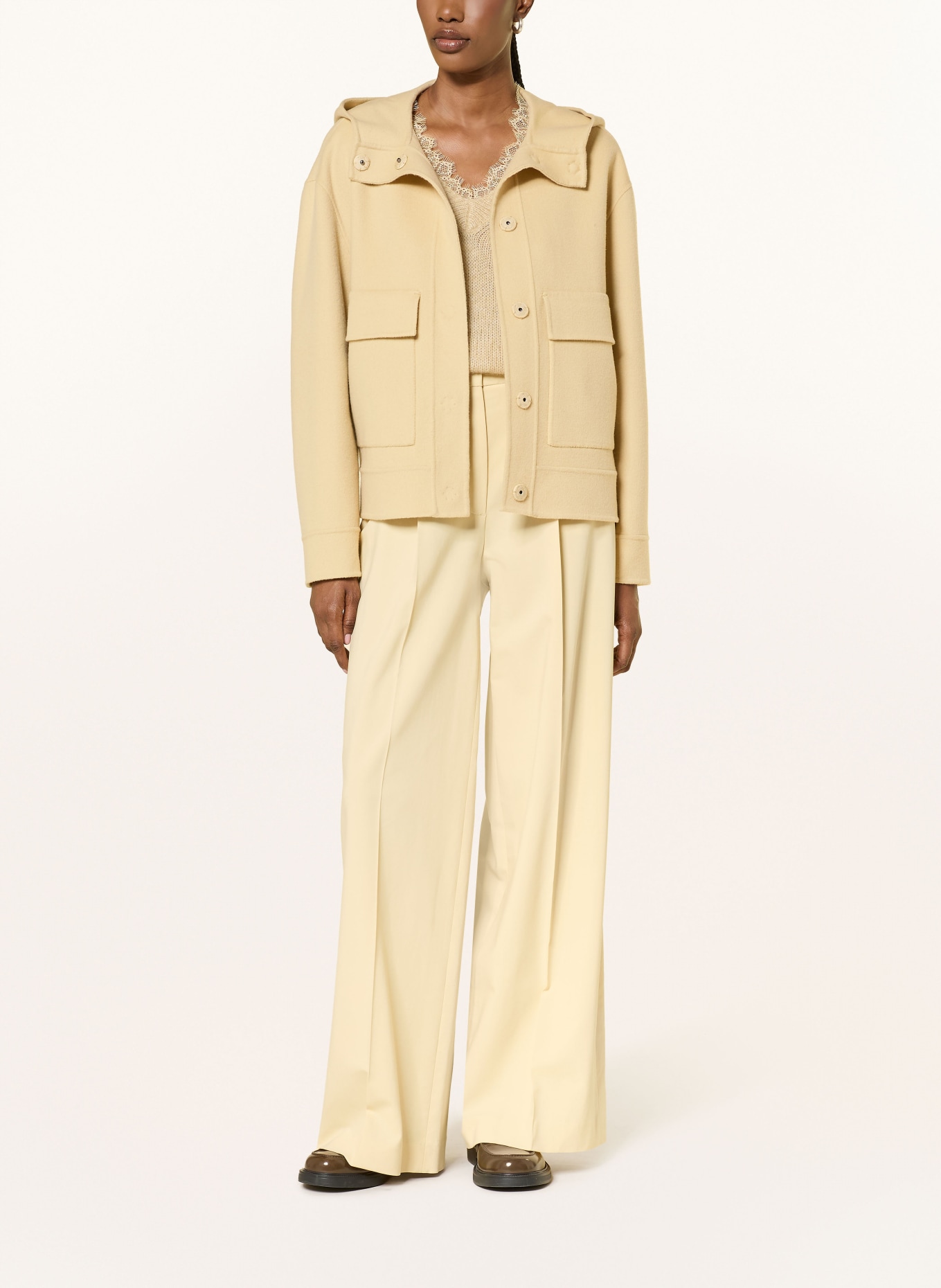 LUISA CERANO Jacket: LIGHT YELLOW