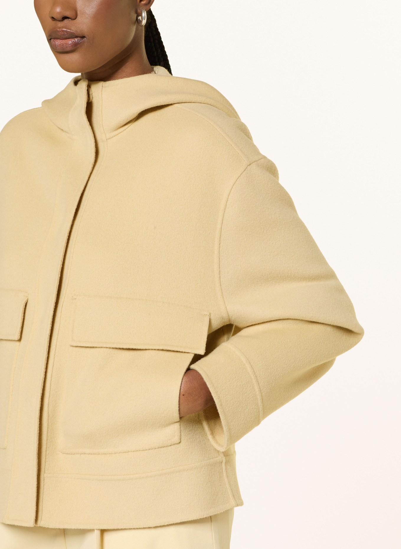 LUISA CERANO Jacket: LIGHT YELLOW