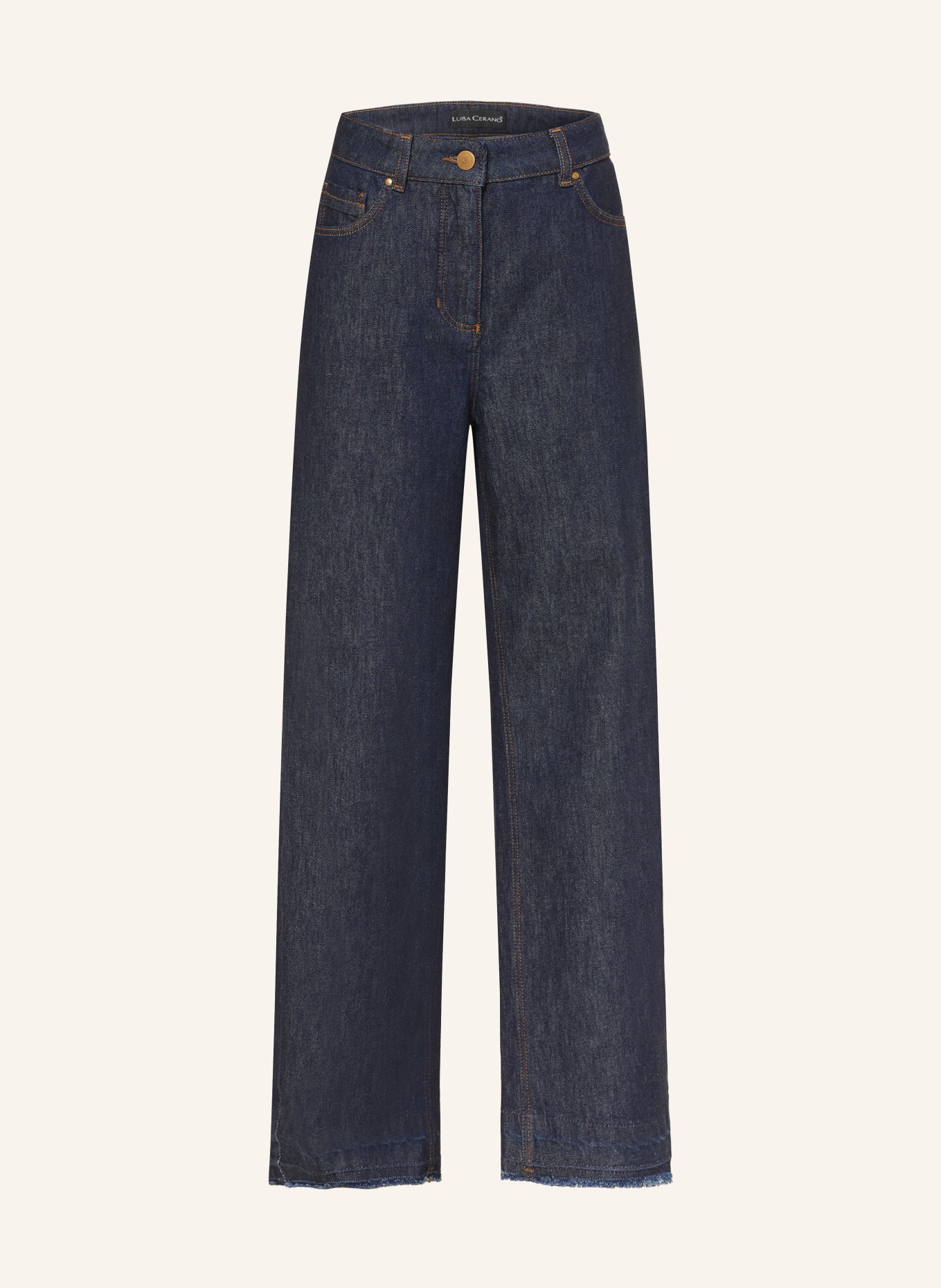 LUISA CERANO Blugi Barrel: 252 navy