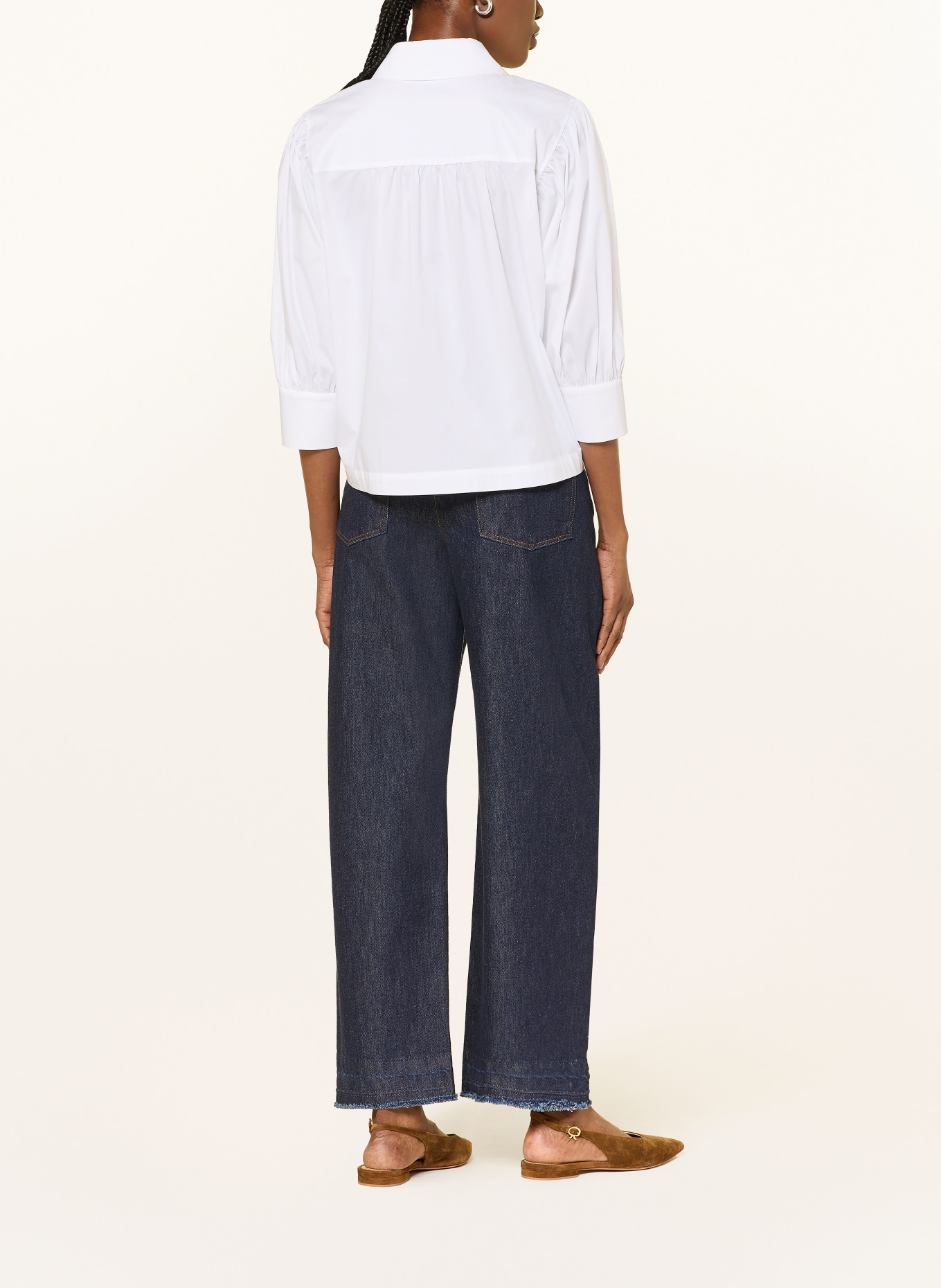 LUISA CERANO Blugi Barrel: 252 navy