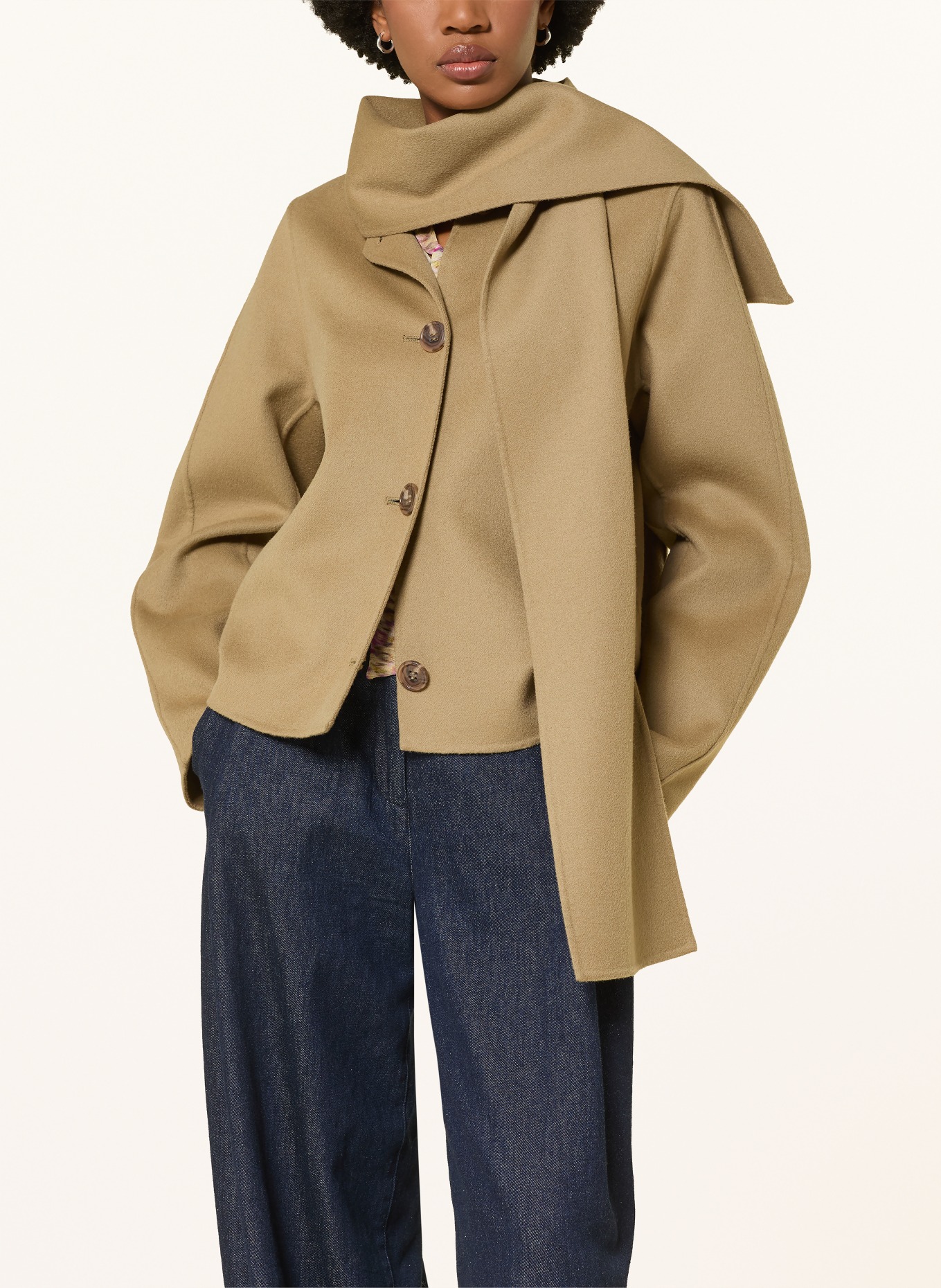 LUISA CERANO Jacket: KHAKI