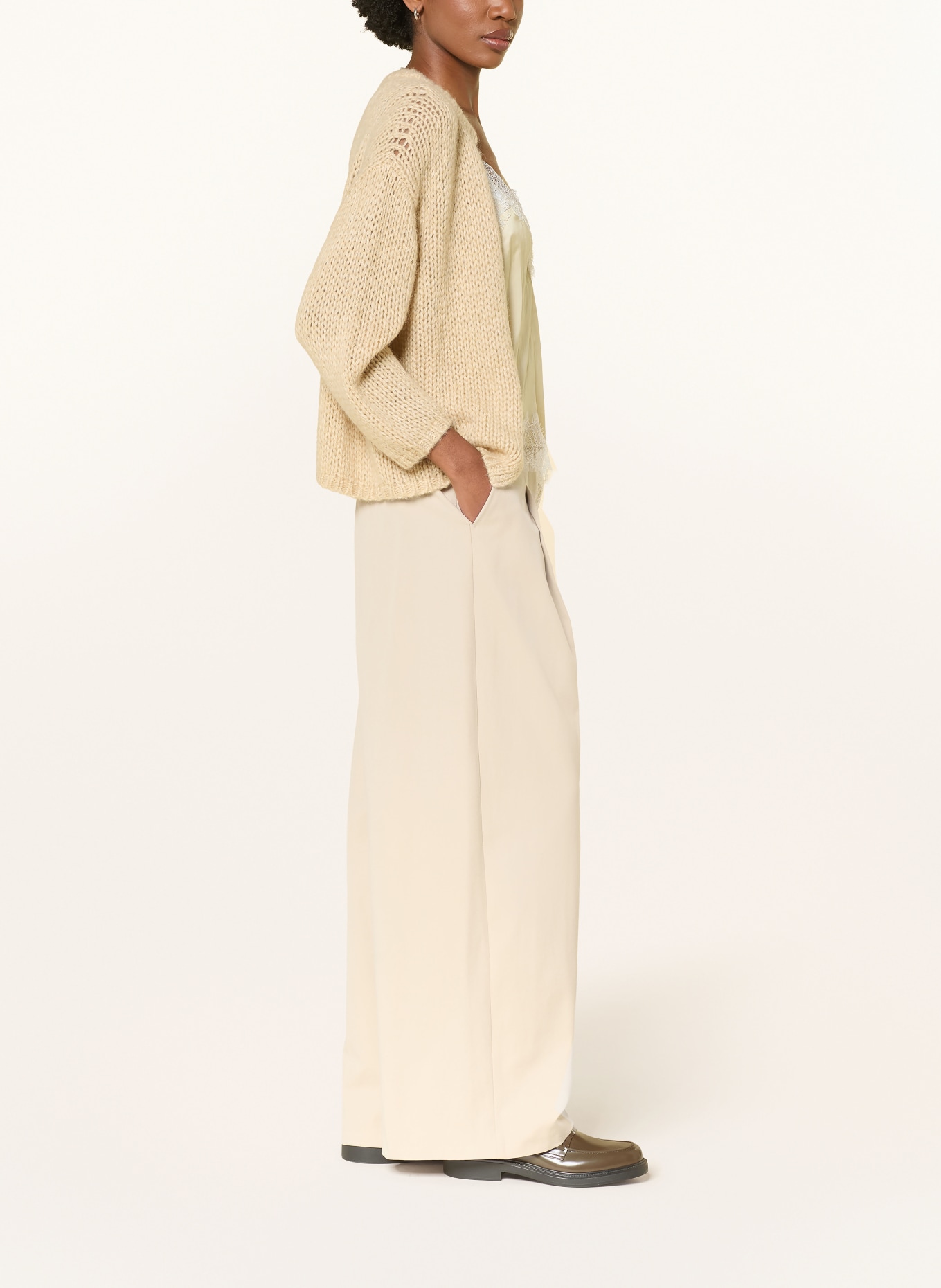 LUISA CERANO Marlene pants: BEIGE